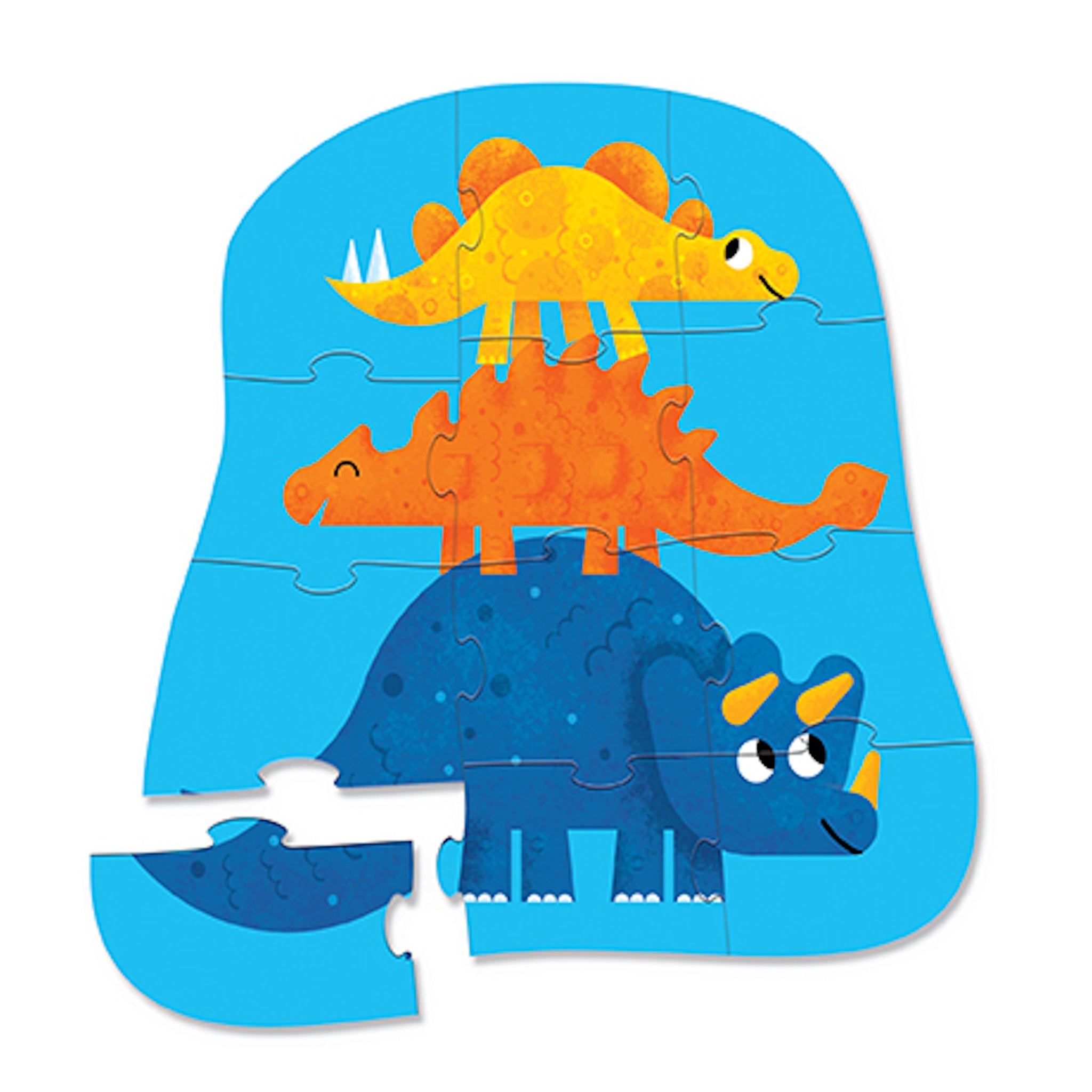732396412210 Dino Friends Jigsaw Puzzle (12 Piece) by Crocodile