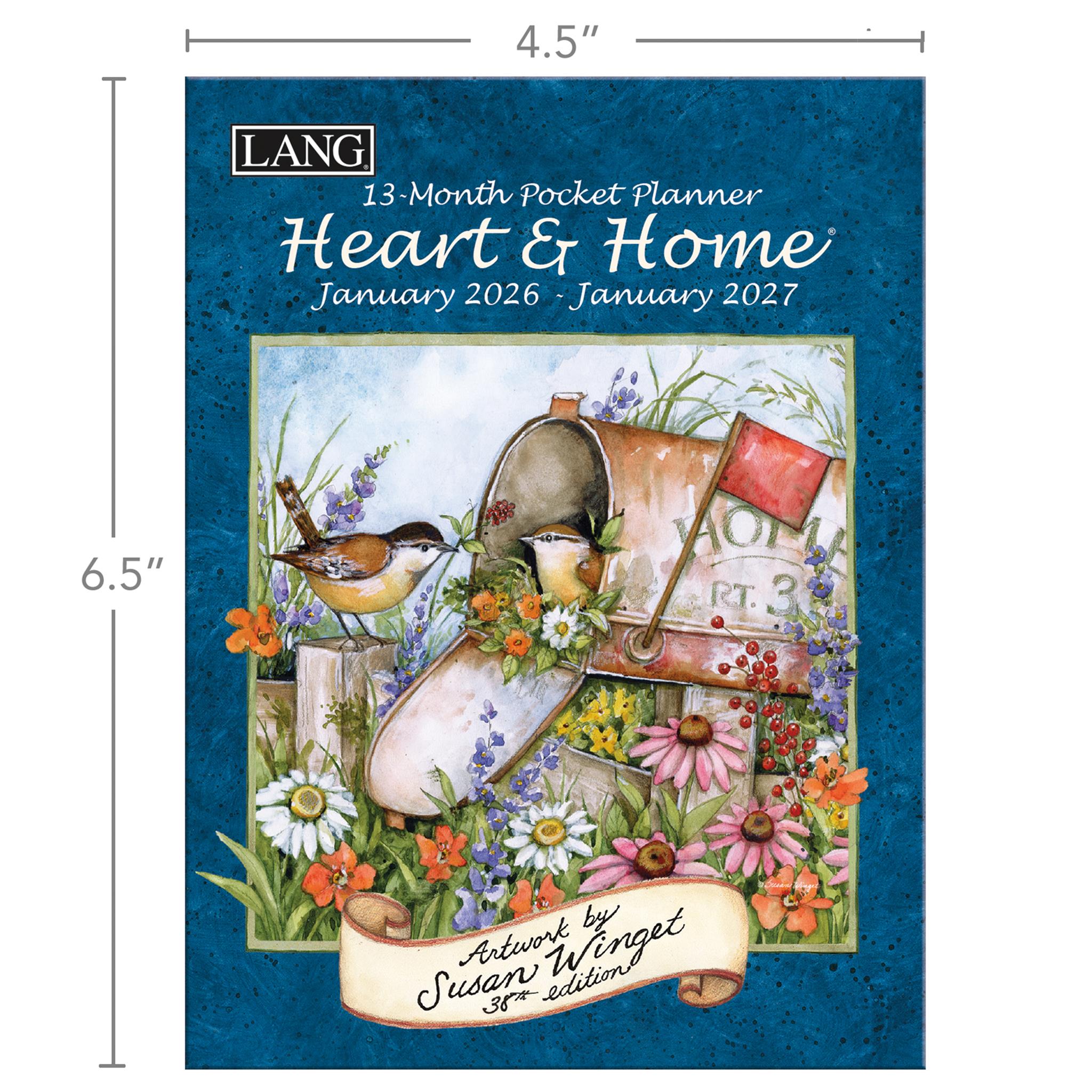 Heart And Home 2026 Monthly Pocket Planner