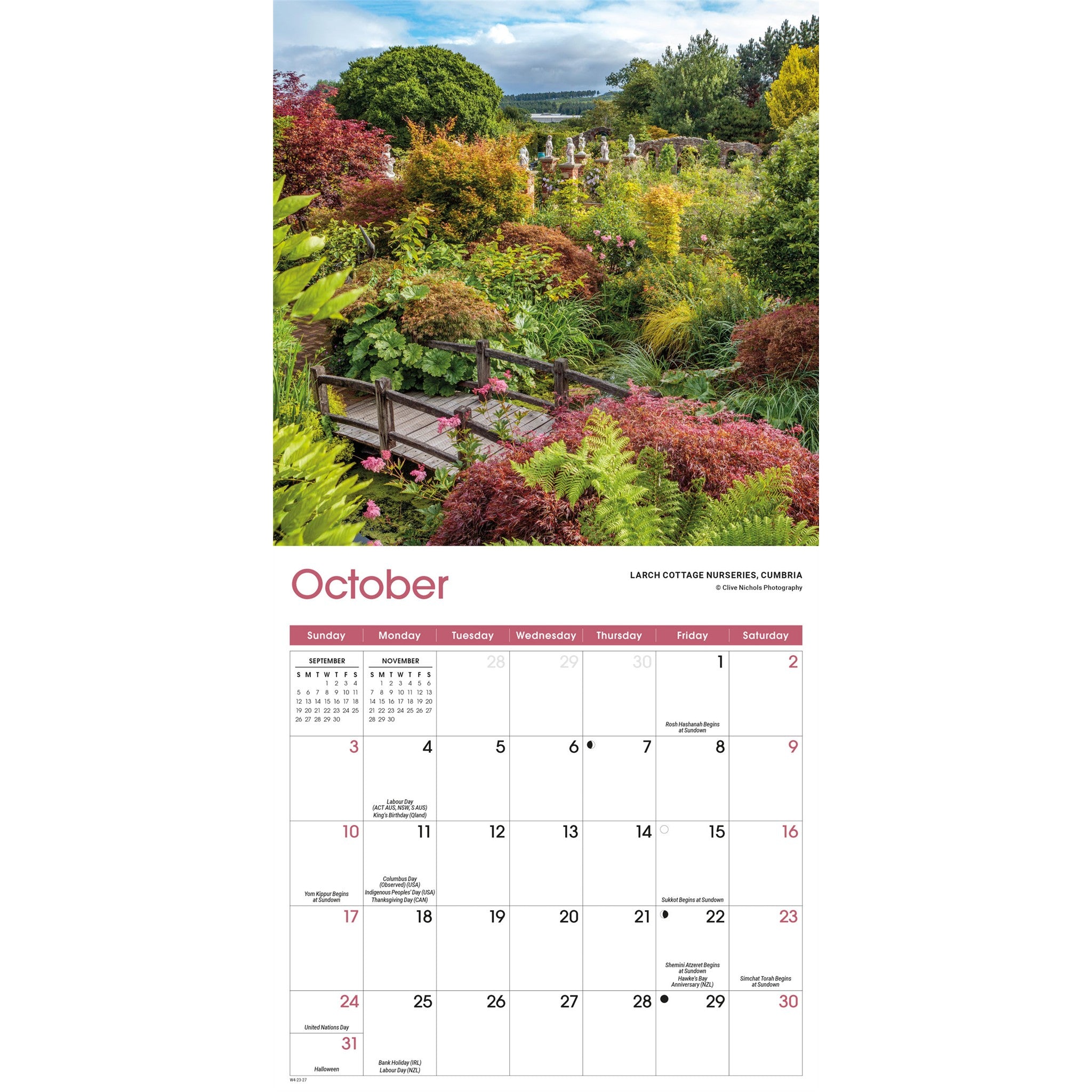 Gardens 2027 Mini Calendar