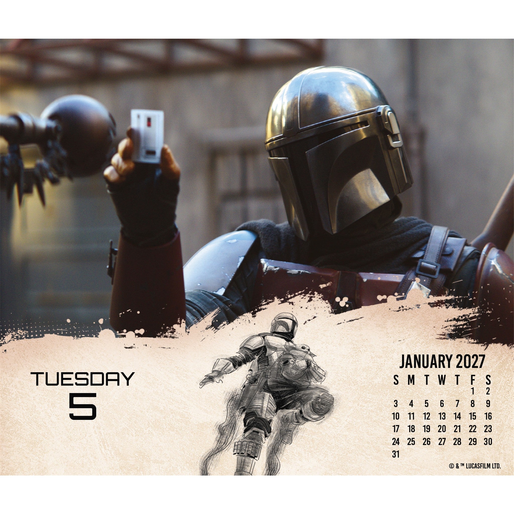 Star Wars Mandalorian 2027 Box Calendar - Online Only