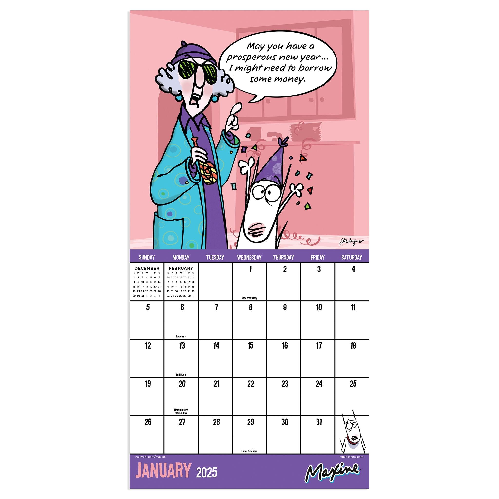 Maxine Mini 2025 Calendar