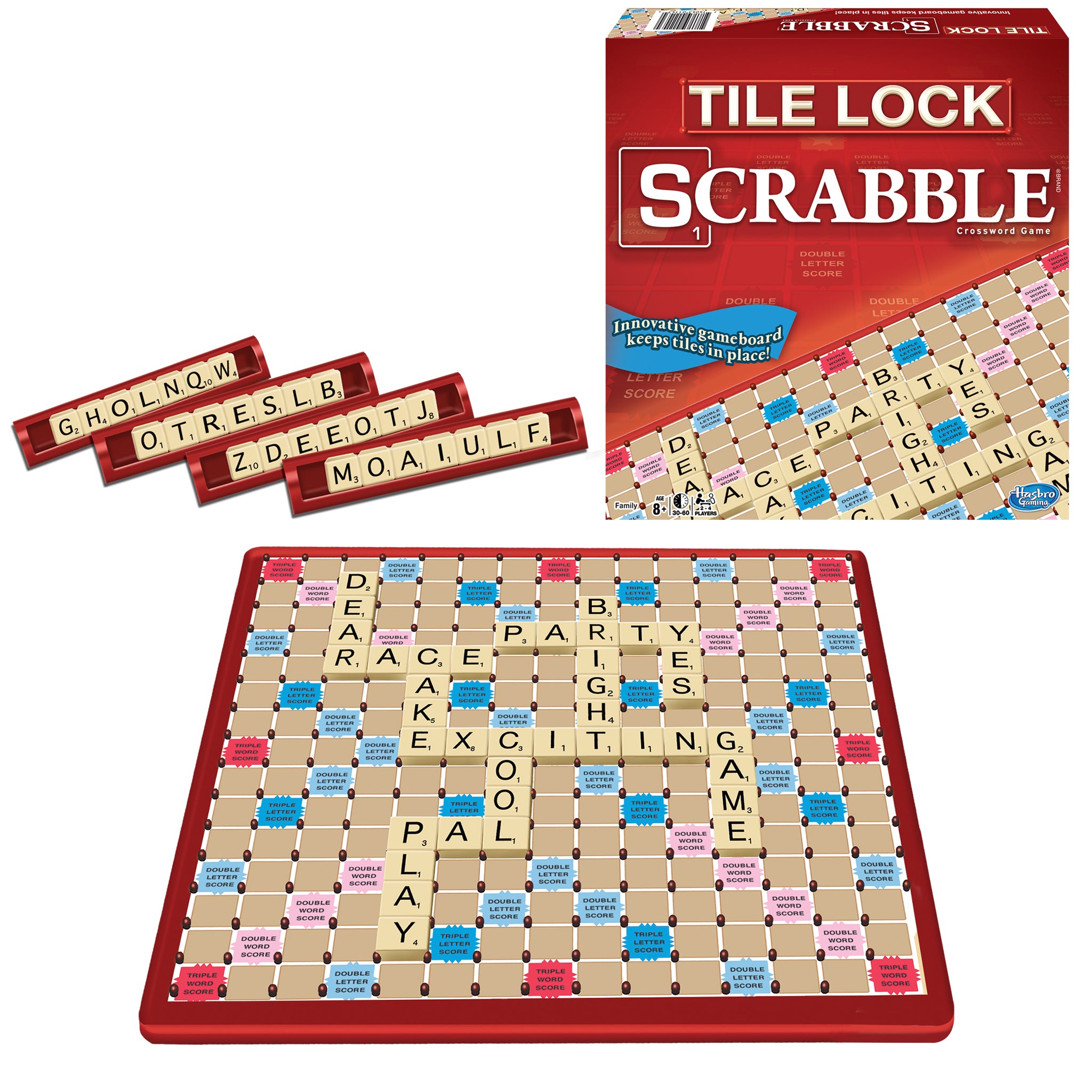 Tile Lock Scrabble Board Game - Calendar Club Canada