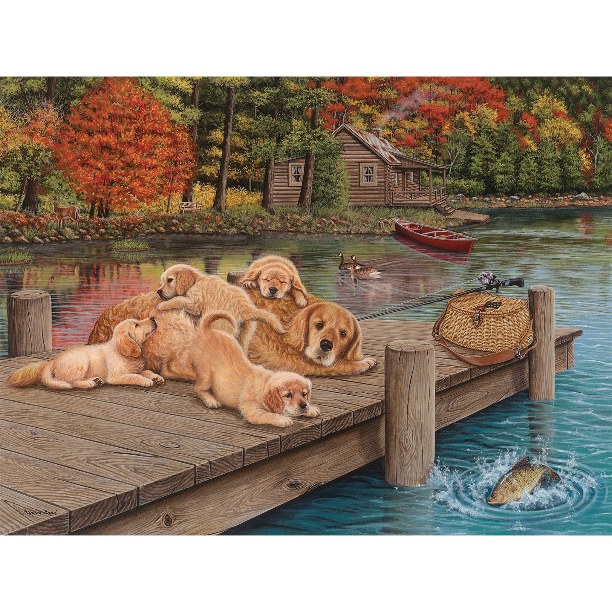 Lazy Day on the Dock 275 Piece Puzzle