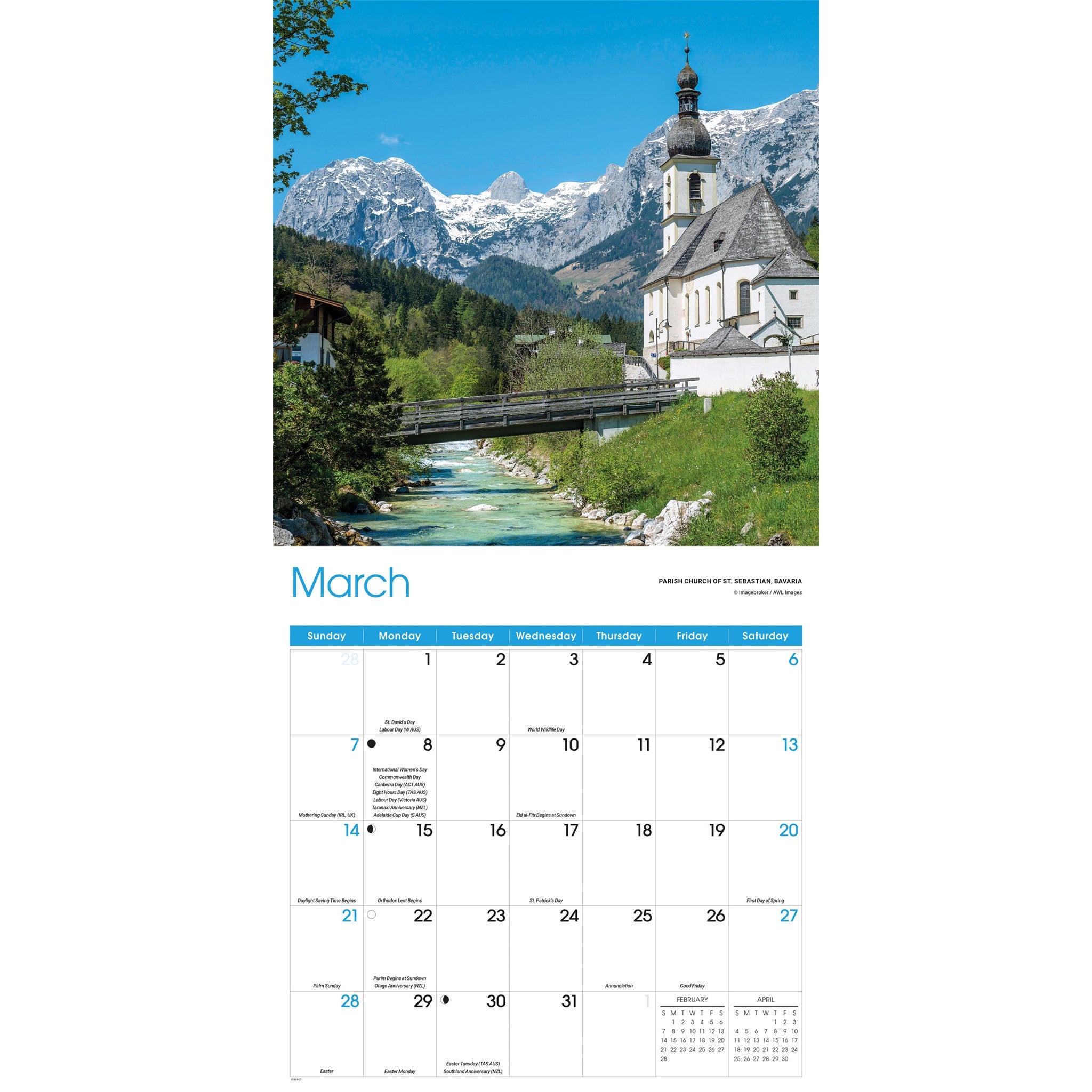 Germany 2027 Wall Calendar