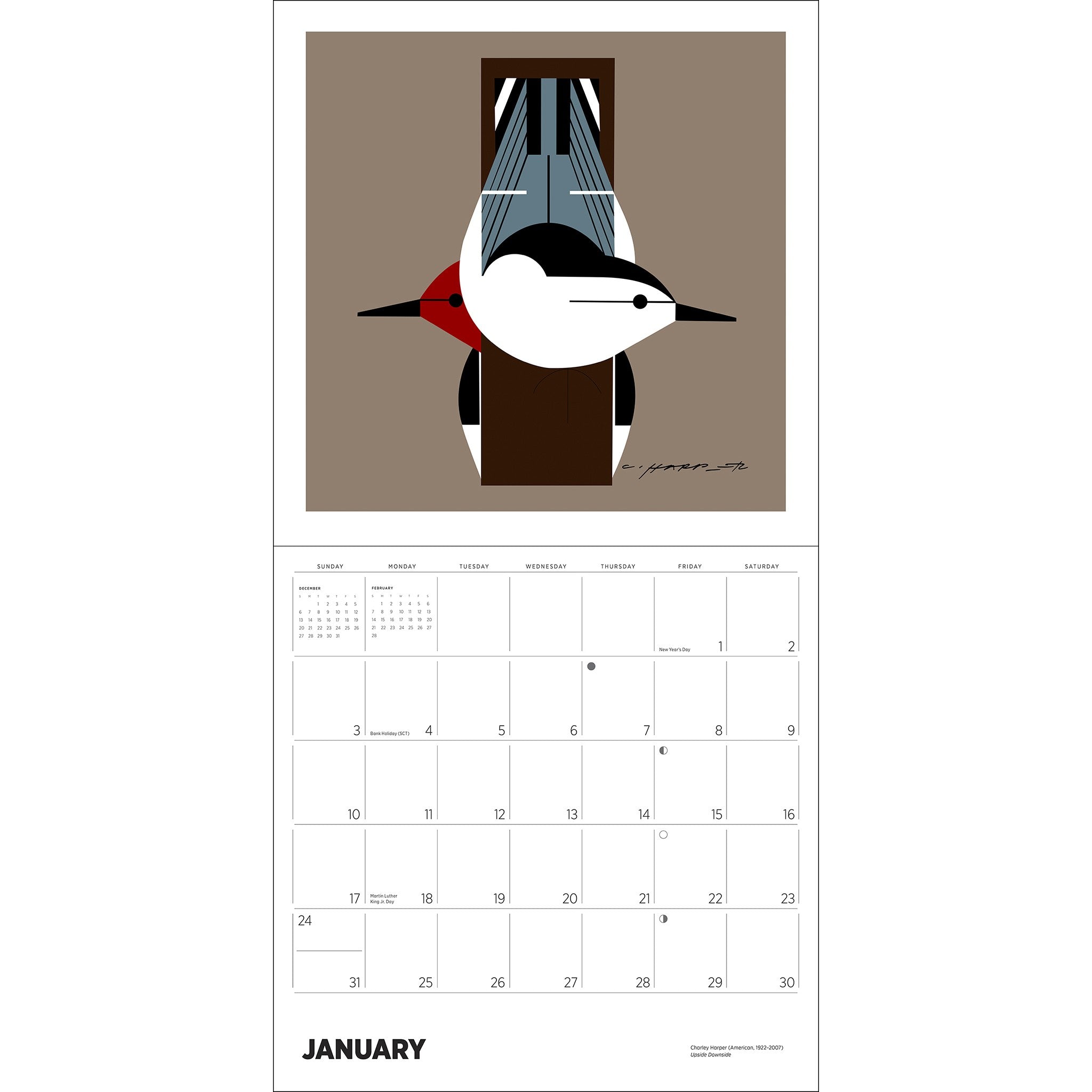 Charley Harper 2027 Wall Calendar