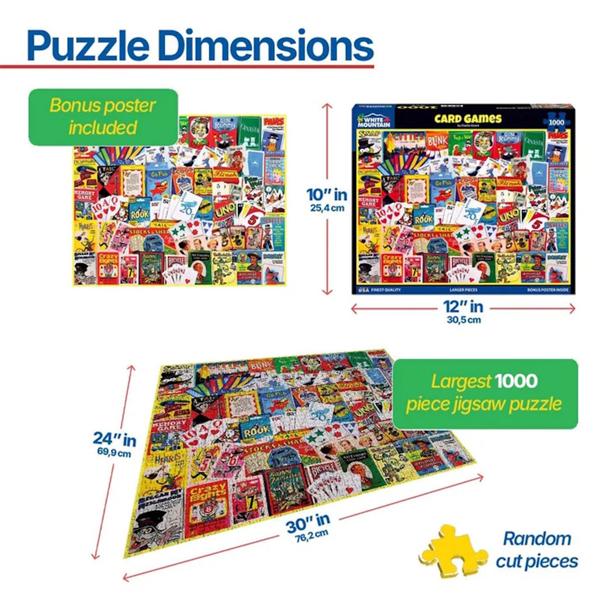 Card Games 1000 Piece Puzzle