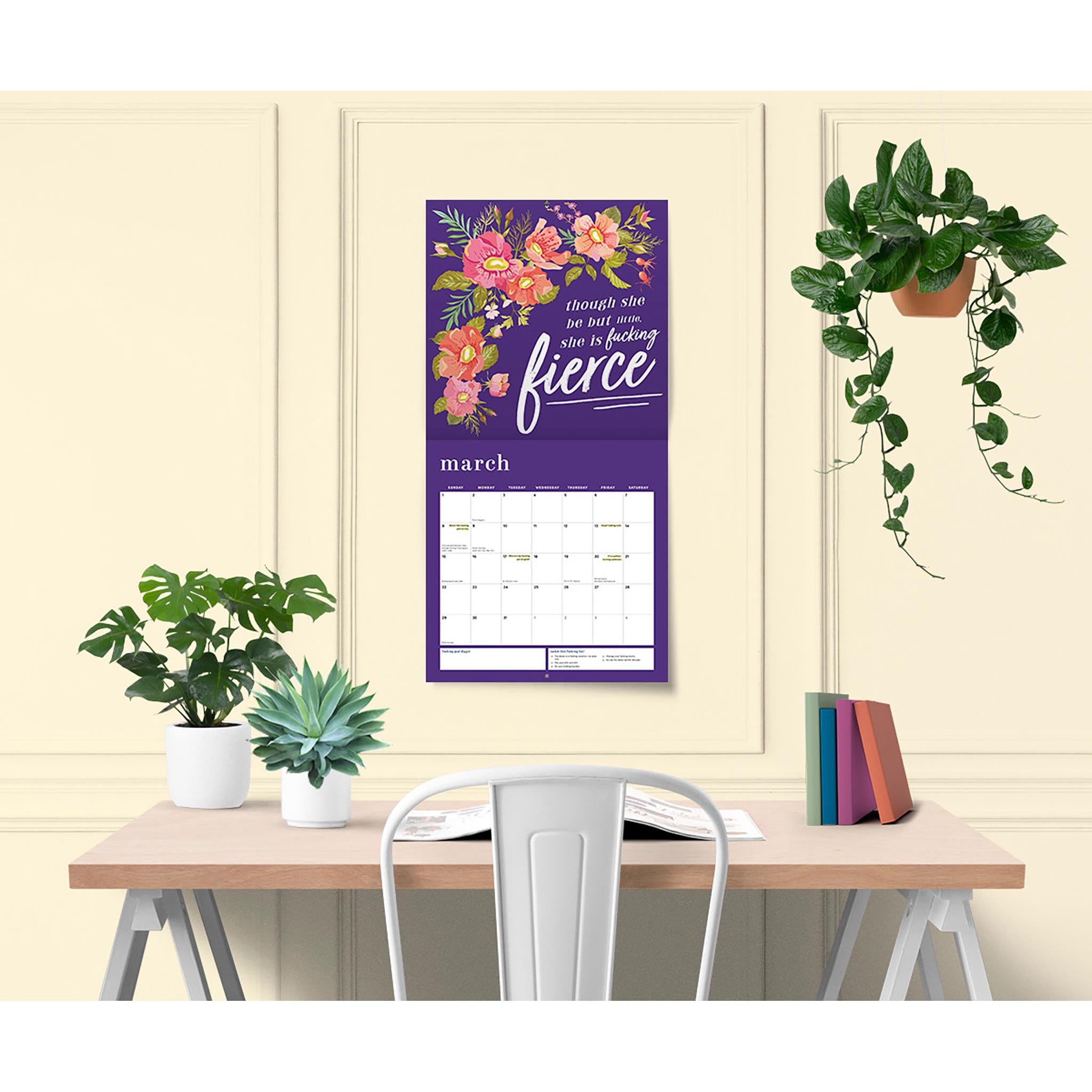 She Believed She Could So She Fucking Did 2026 Wall Calendar - Online Only