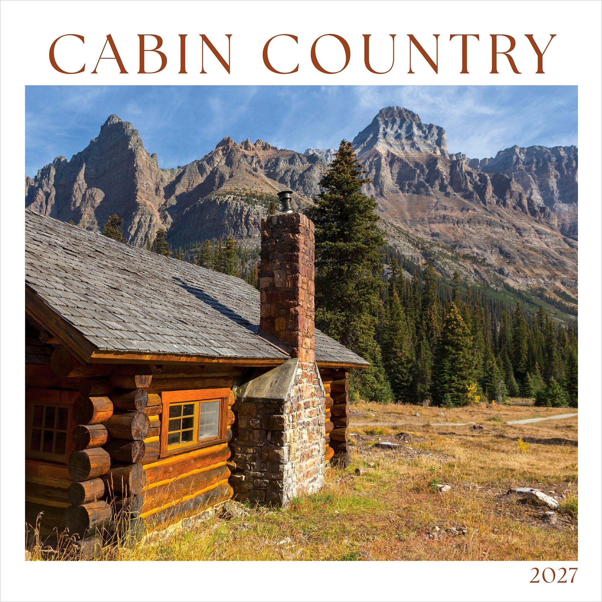 Cabin Country 2027 Wall Calendar