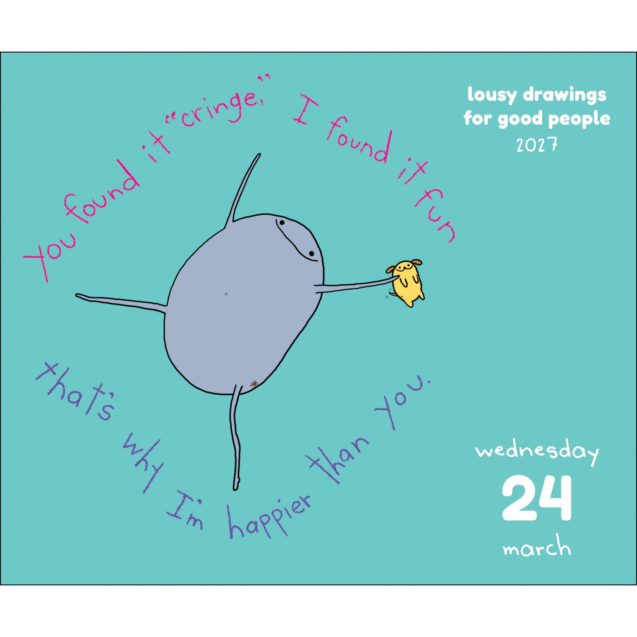 Lousy Drawings for Good People 2027 Box Calendar - Online Only