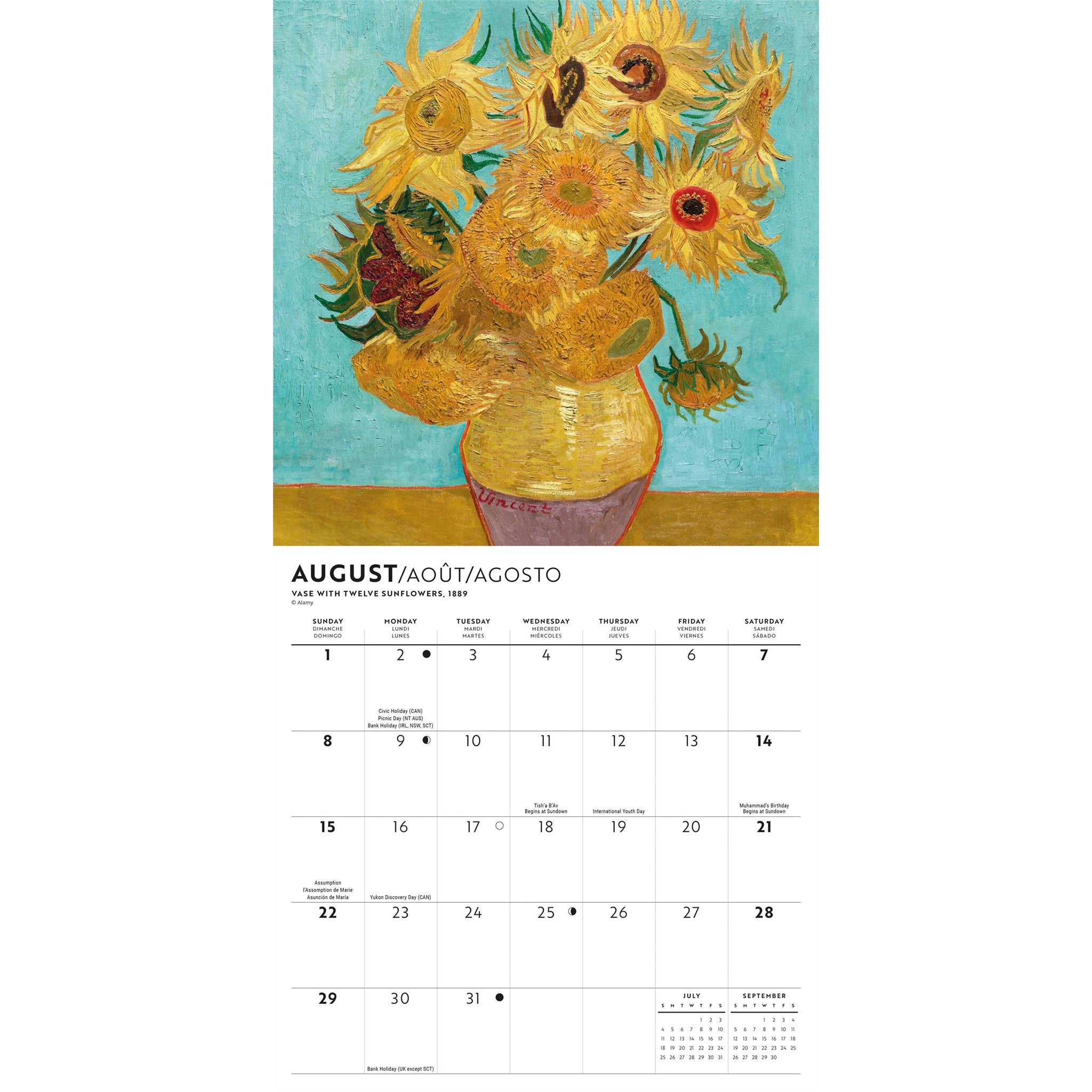 Van Gogh 2027 Mini Calendar