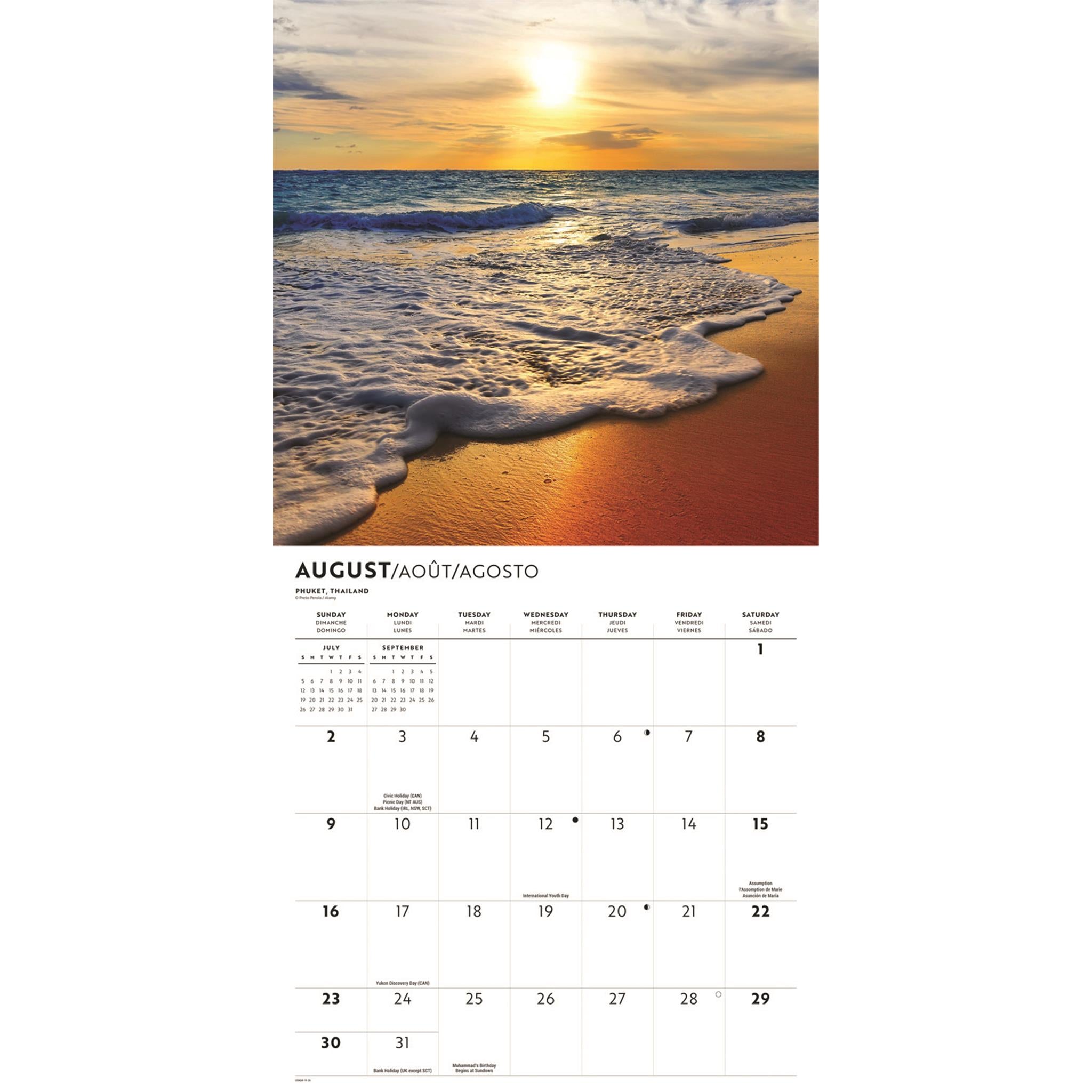 Island Paradise 2026 Wall Calendar