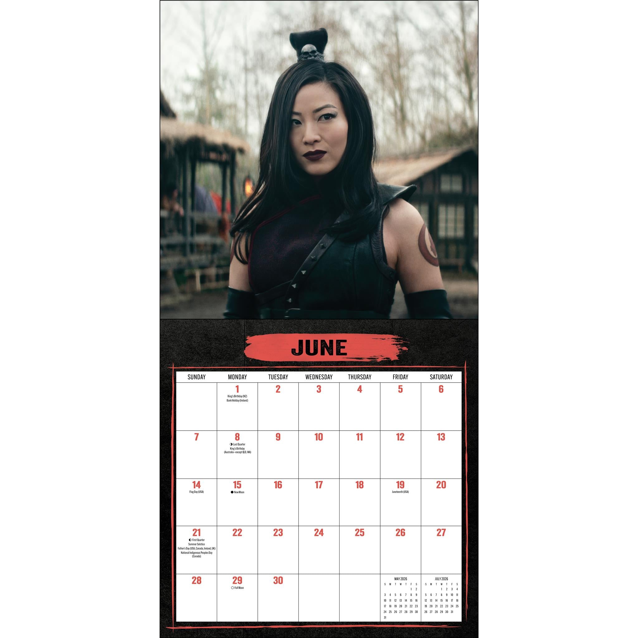Avatar: The Last Airbender Netflix Series with Poster 2026 Deluxe Wall Calendar - Online Only