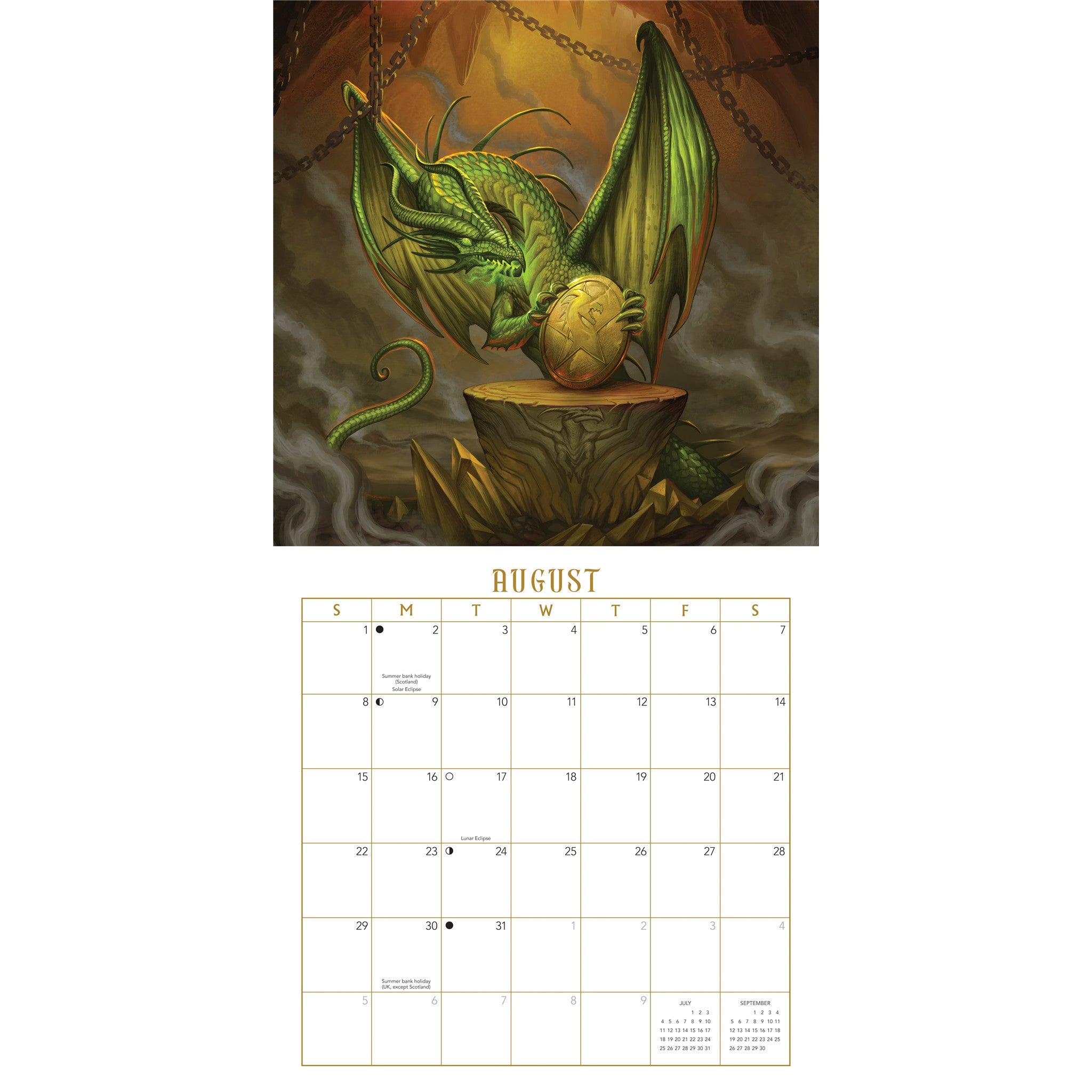 Dragon 2027 Wall Calendar