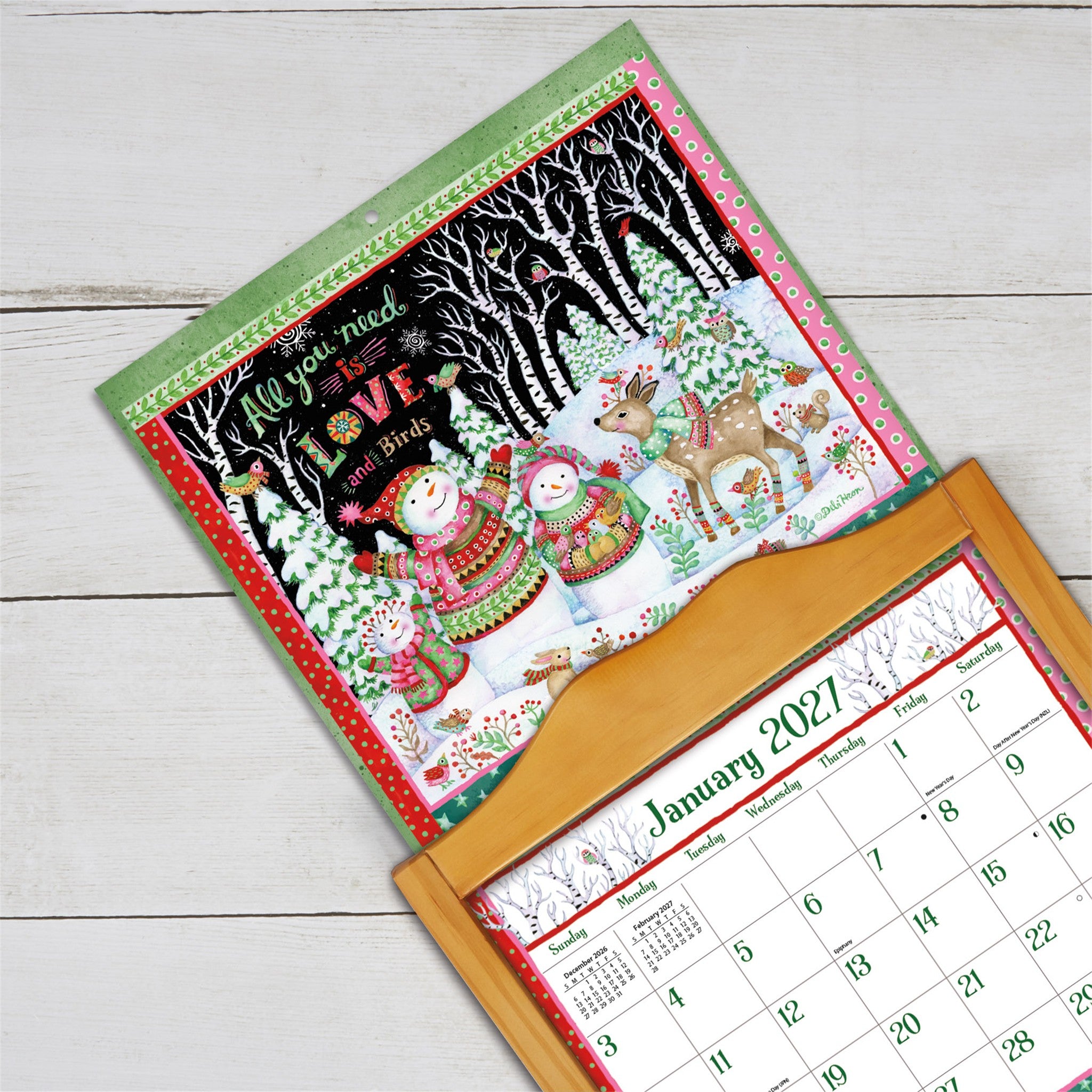 Simple Inspirations 2027 Wall Calendar