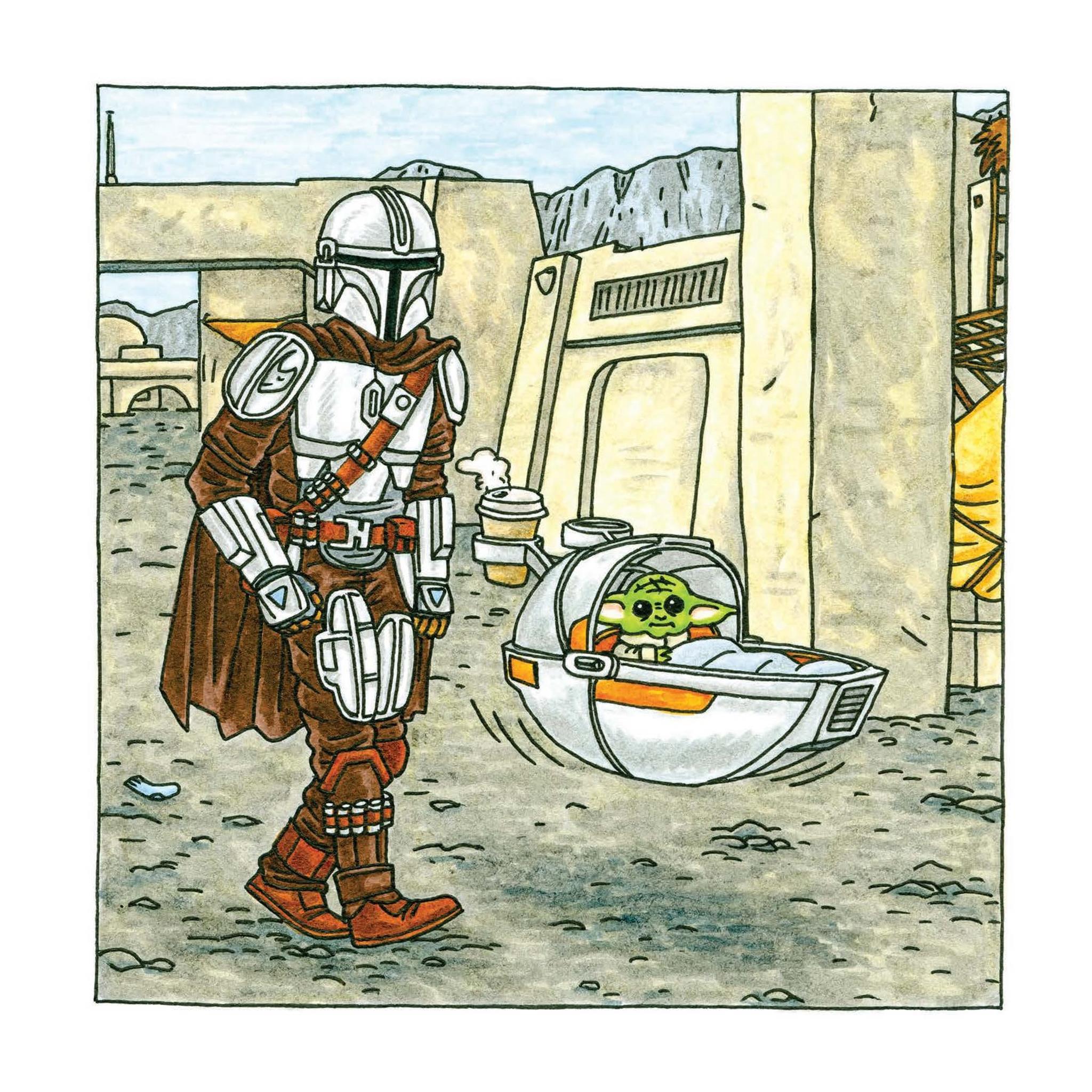 The Mandalorian And Child 2026 Wall Calendar - Online Only