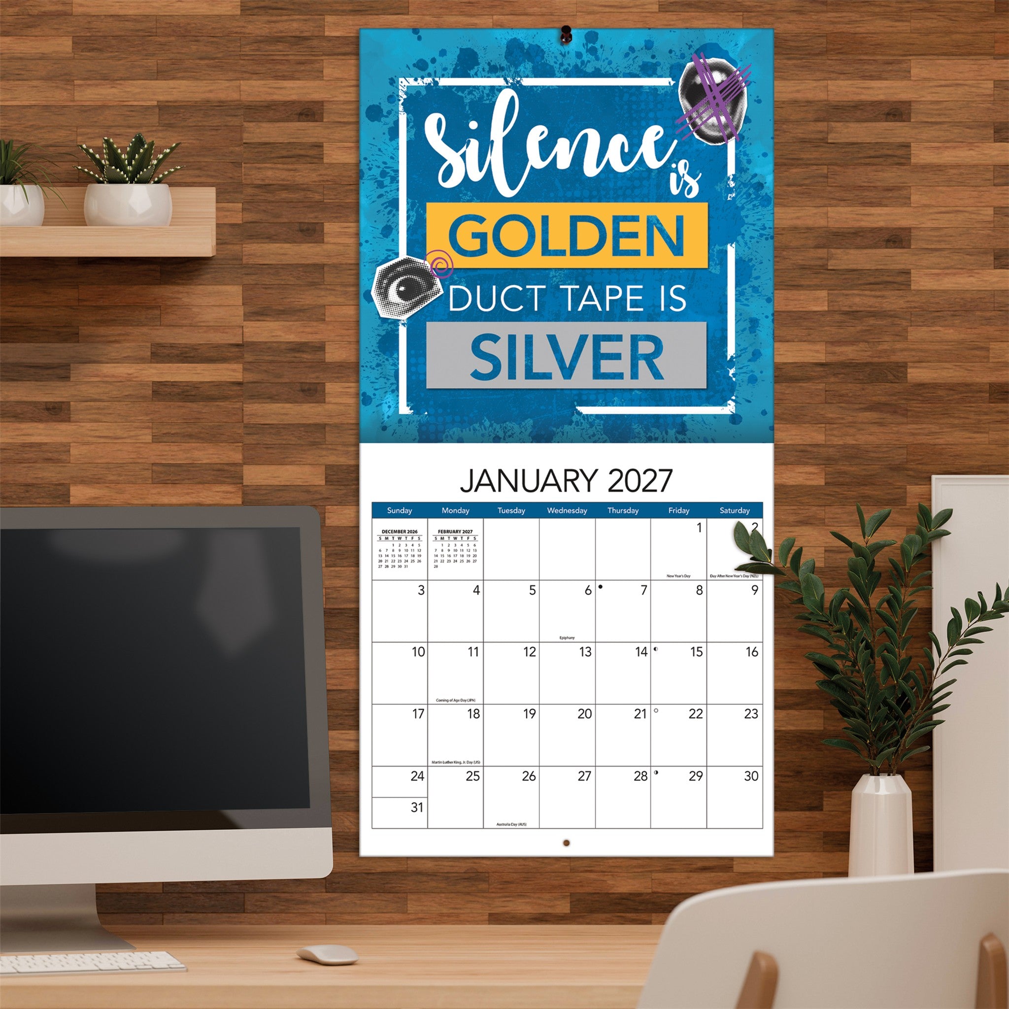 Sarcasm My Love Language 2027 Wall Calendar - Online Only