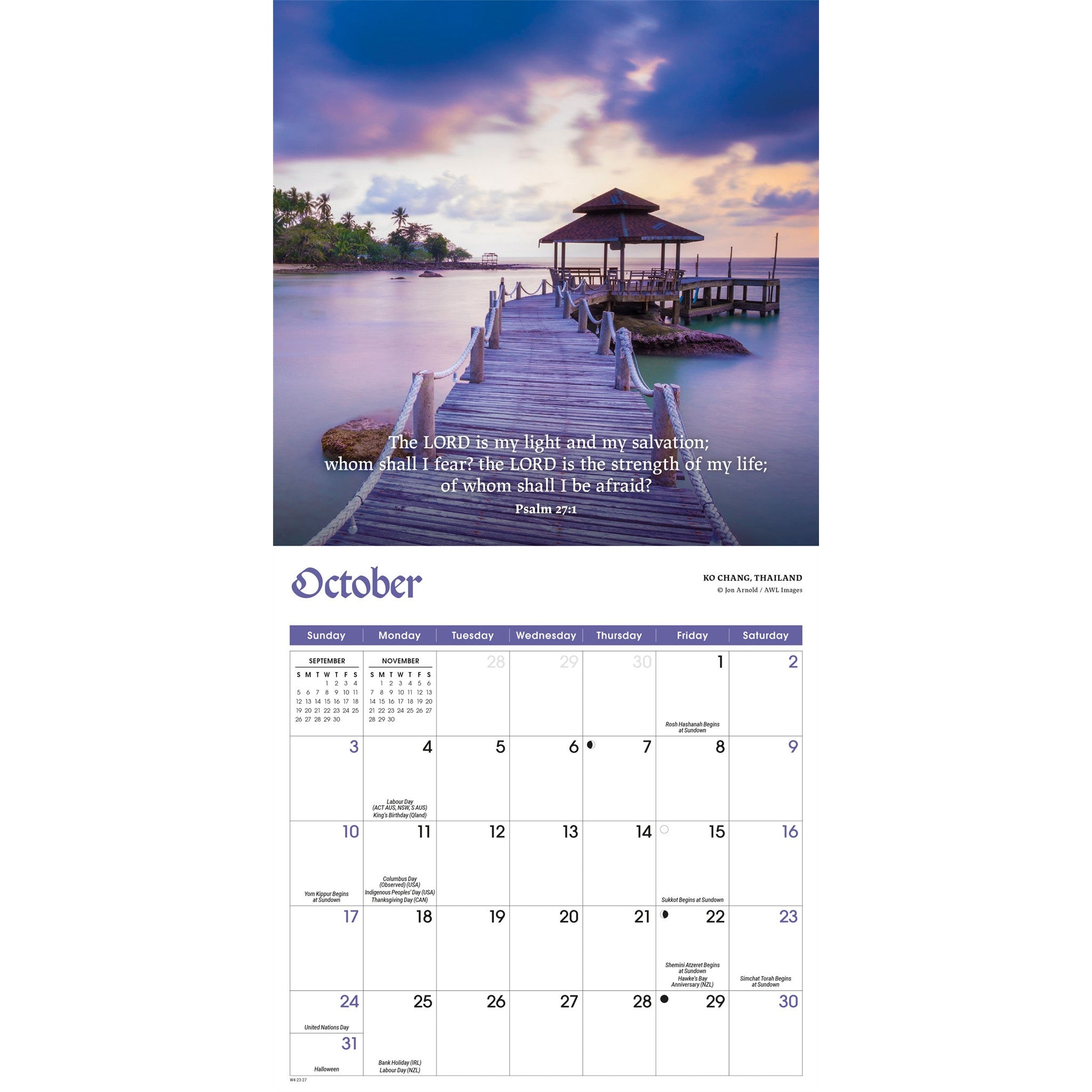 Psalms 2027 Mini Calendar