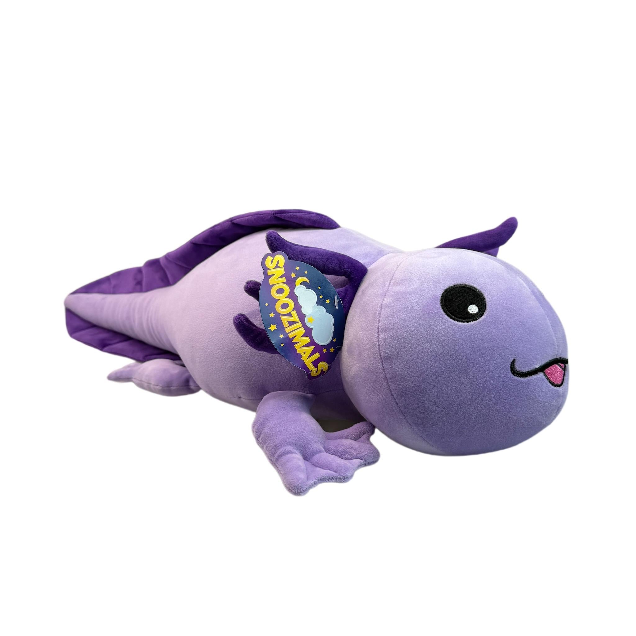 Axolotl Purple Snoozimal 20in Plush