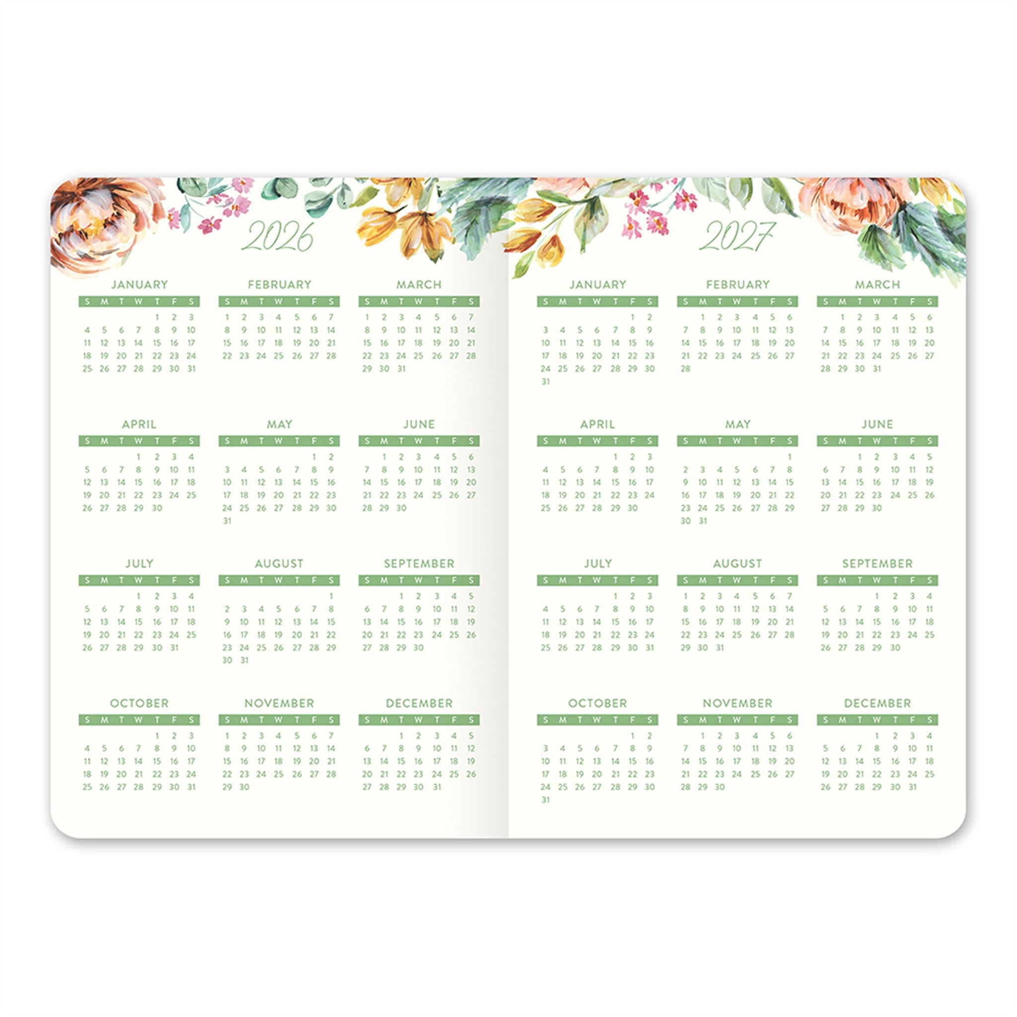Bella Flora Exclusive 2026-2027 Pocket Planner