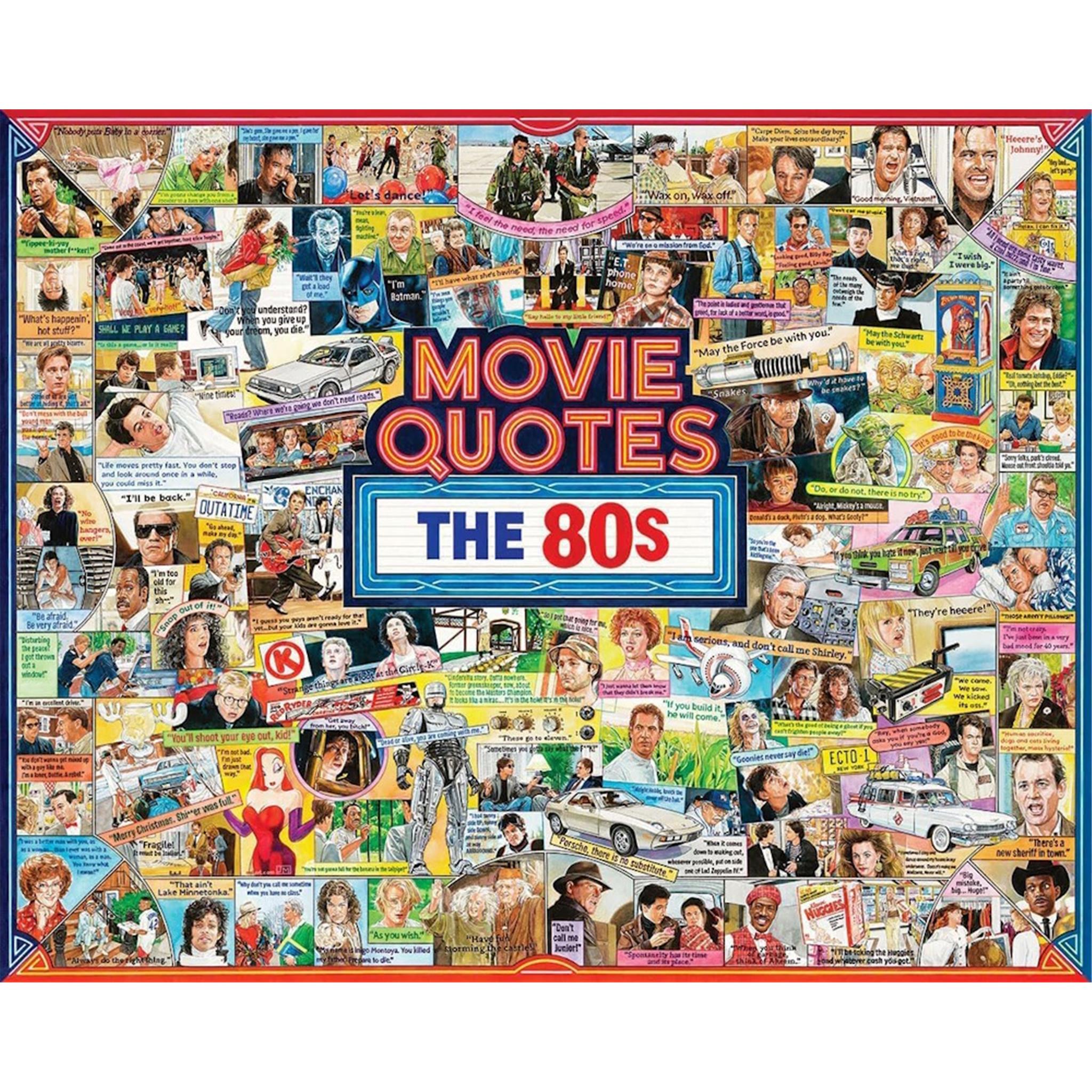 Movie Quotes the 80's 1000 Piece Puzzle