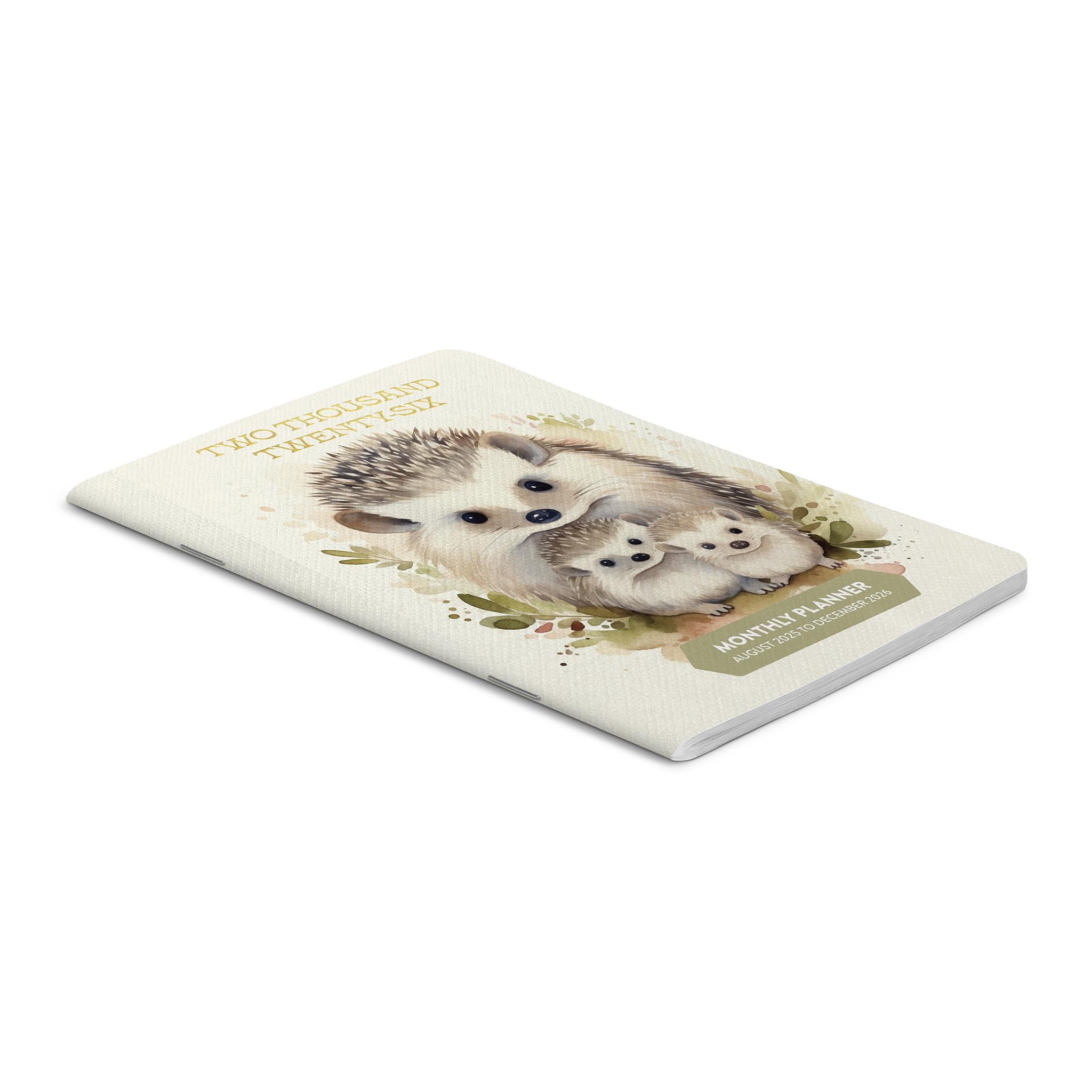 Hedgehog 2025-2026 Monthly Exclusive Pocket Planner