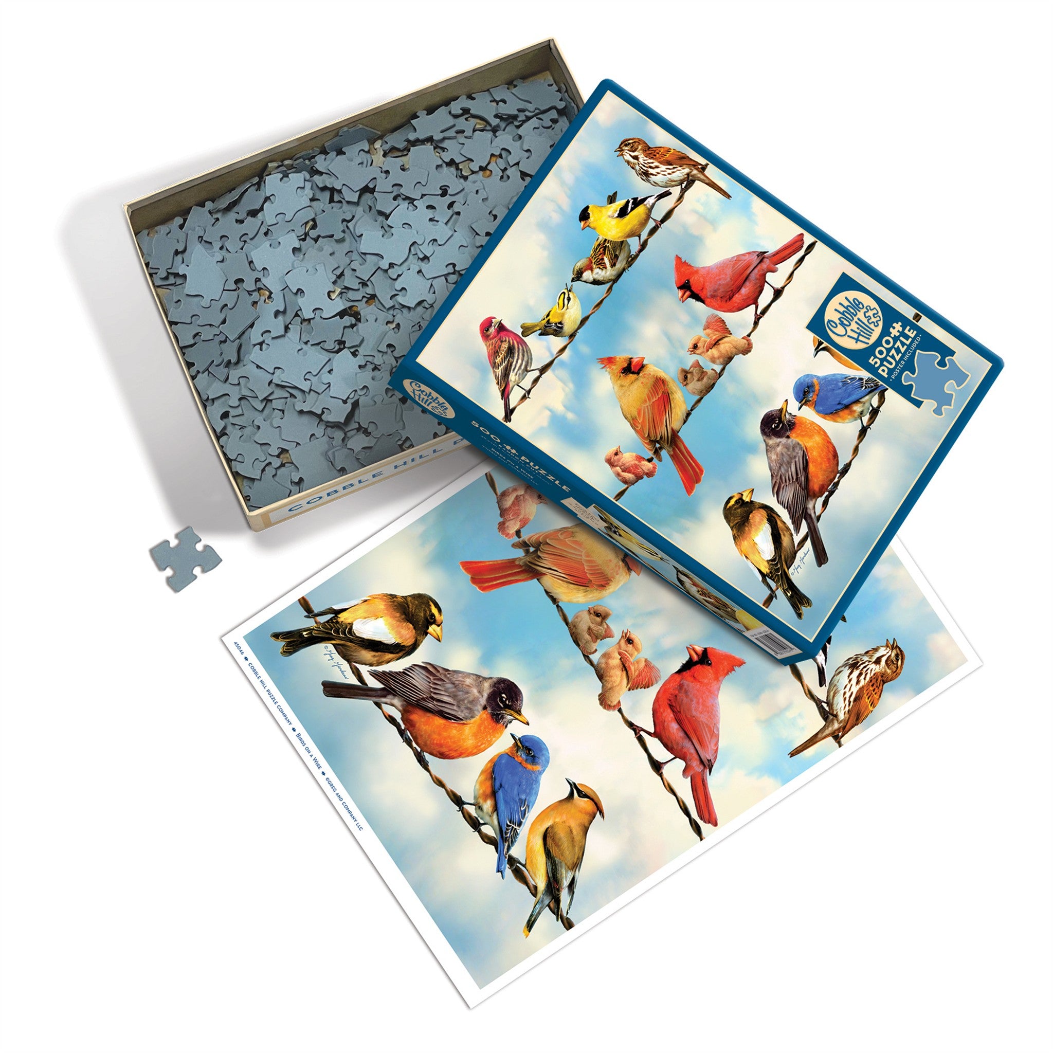 Birds on a Wire 500 Piece Puzzle