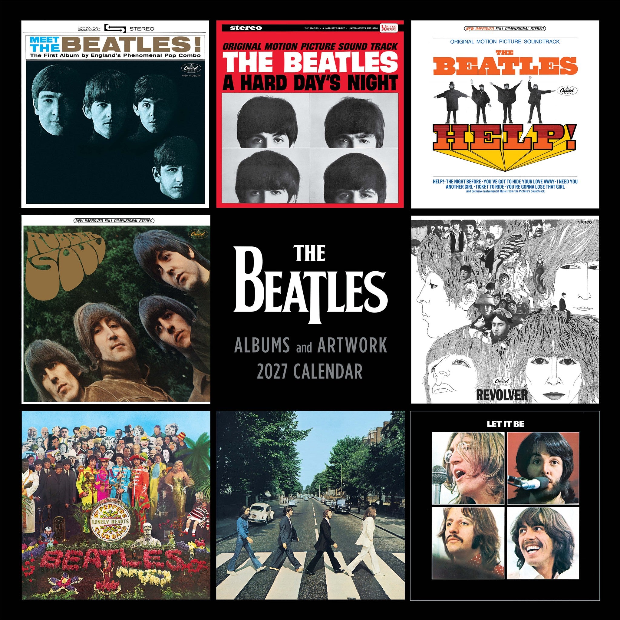 Beatles 2027 Wall Calendar