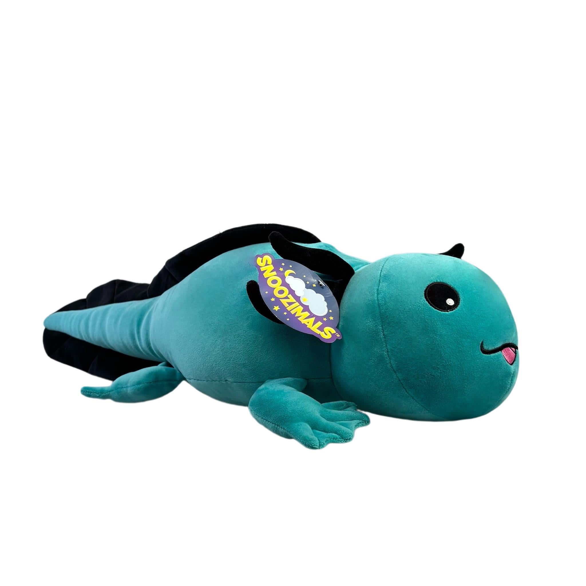 Axolotl Teal Snoozimal 20in Plush