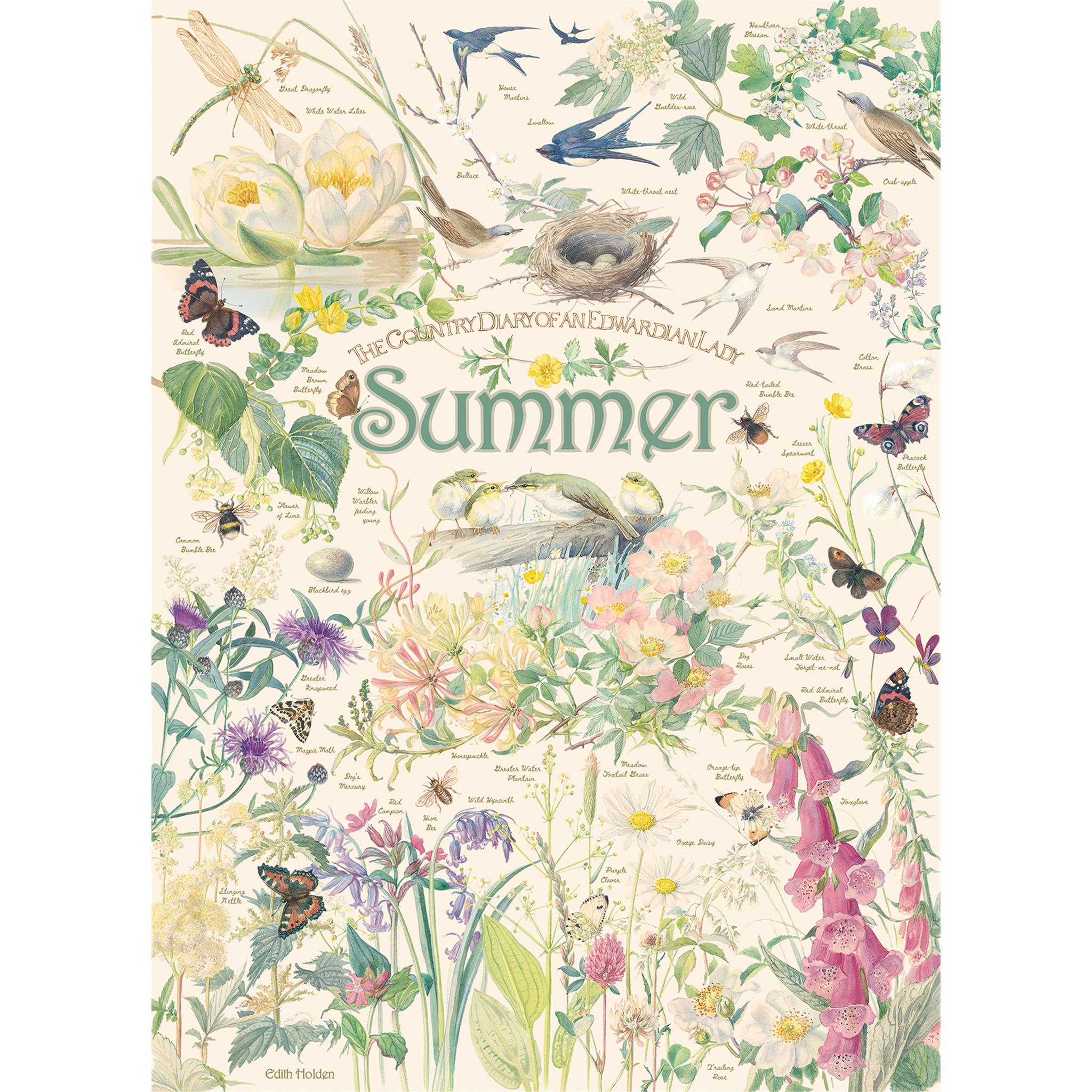 Country Diary: Summer 1000 Piece Puzzle Cobble Hill