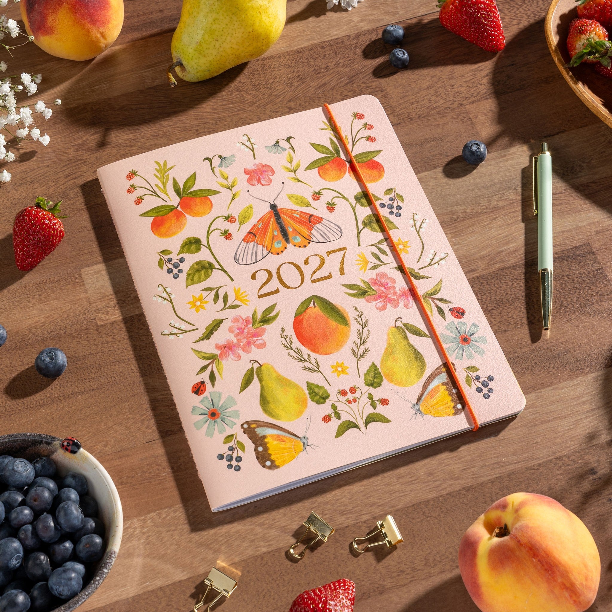 Fruit and Flora Just Right 2026-2027 Monthly Planner