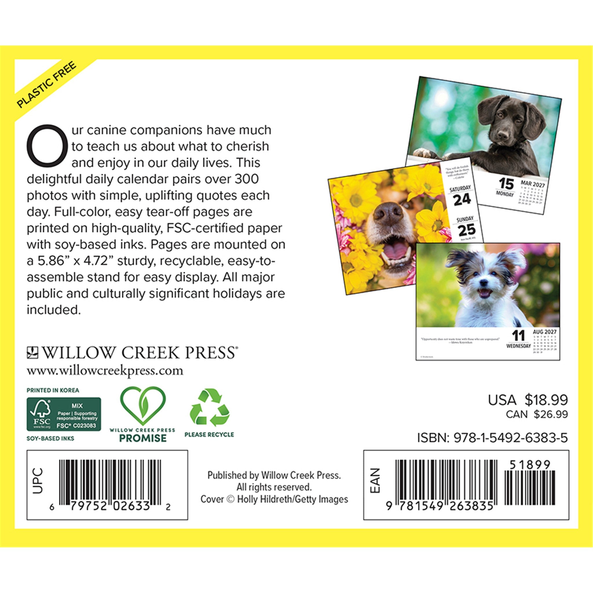 What Dogs Teach Us 2027 Box Calendar
