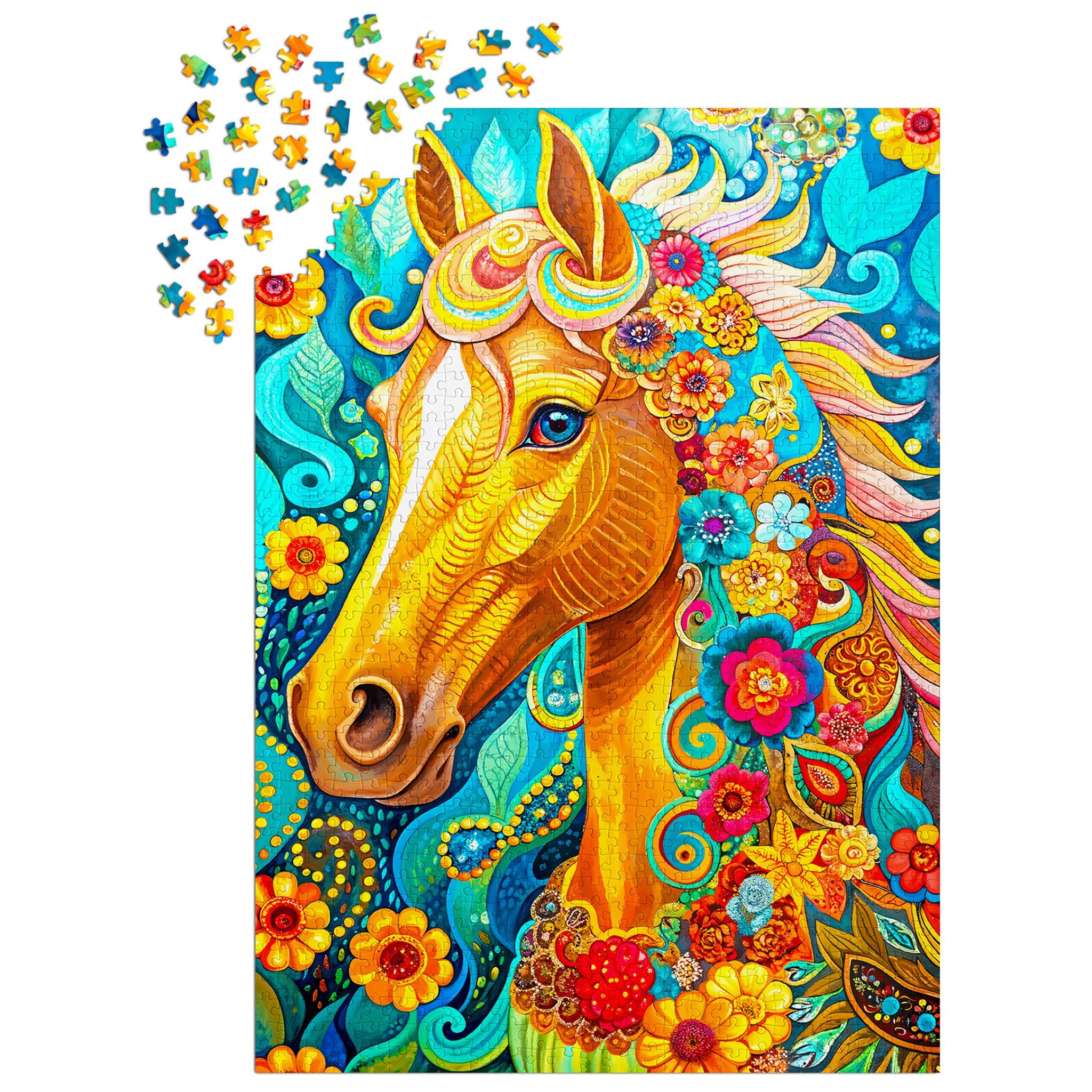 Blooming Mane 1000 Piece Puzzle - Online Only