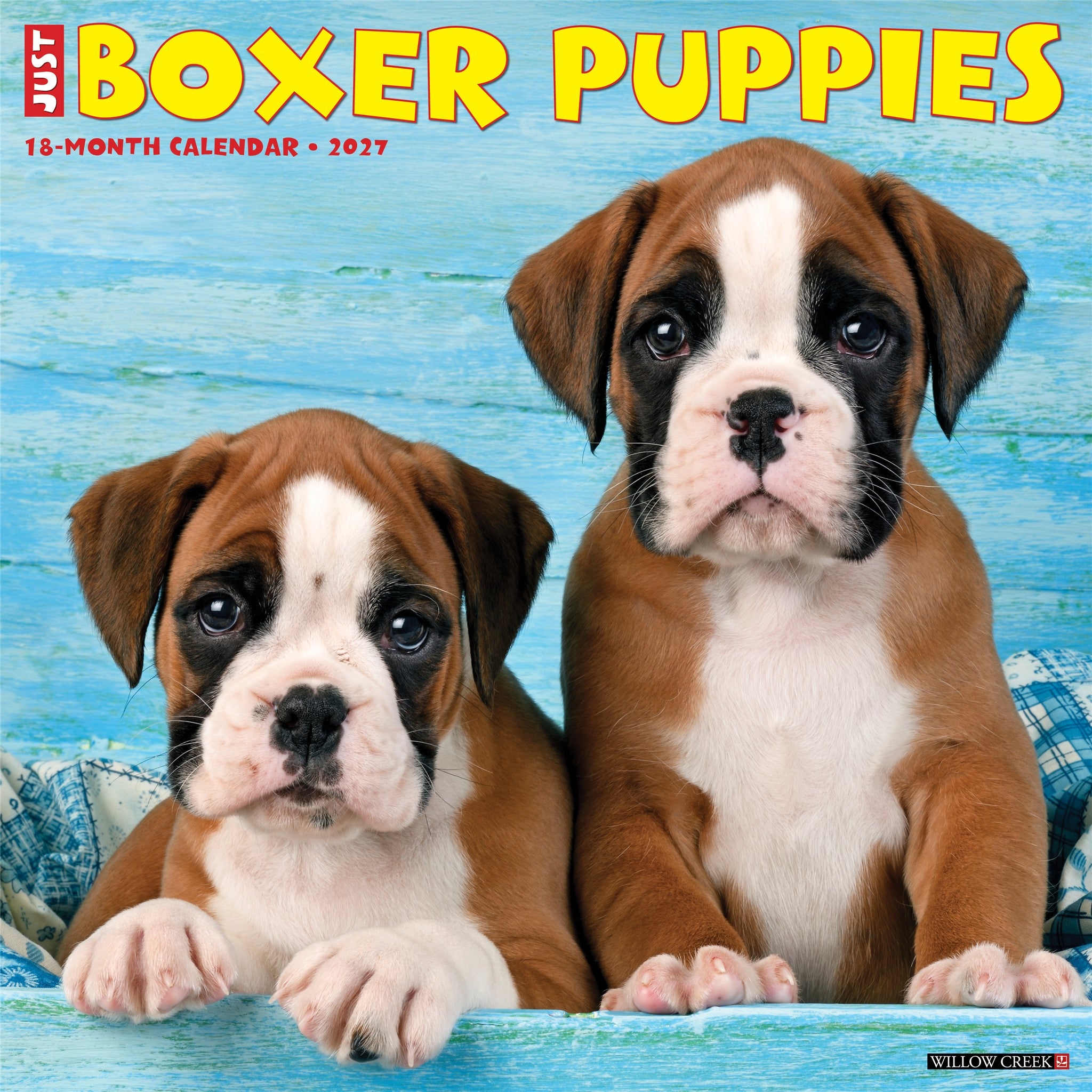 Boxer Puppies 2027 Wall Calendar