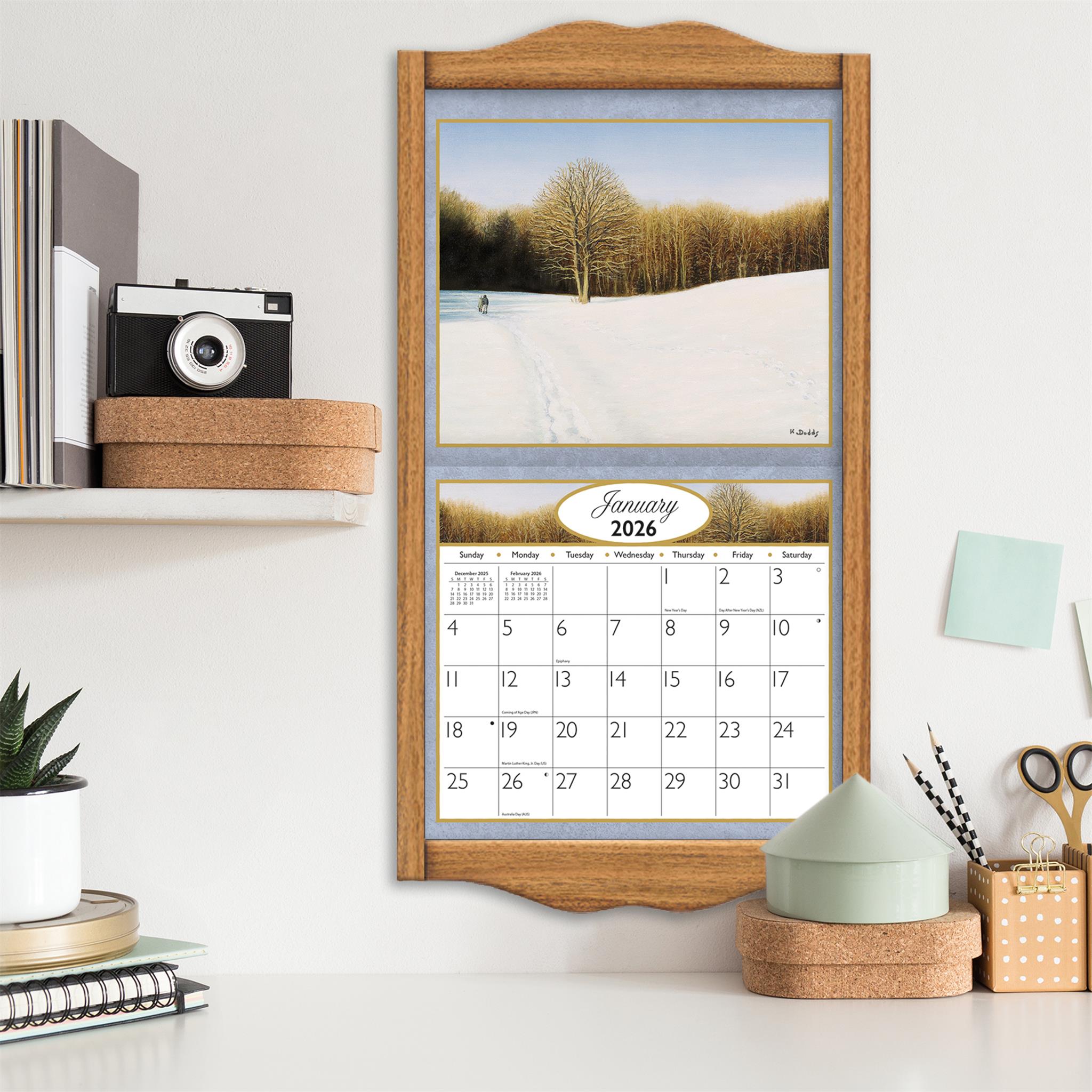 Journey Home 2026 Deluxe Wall Calendar - Online Only