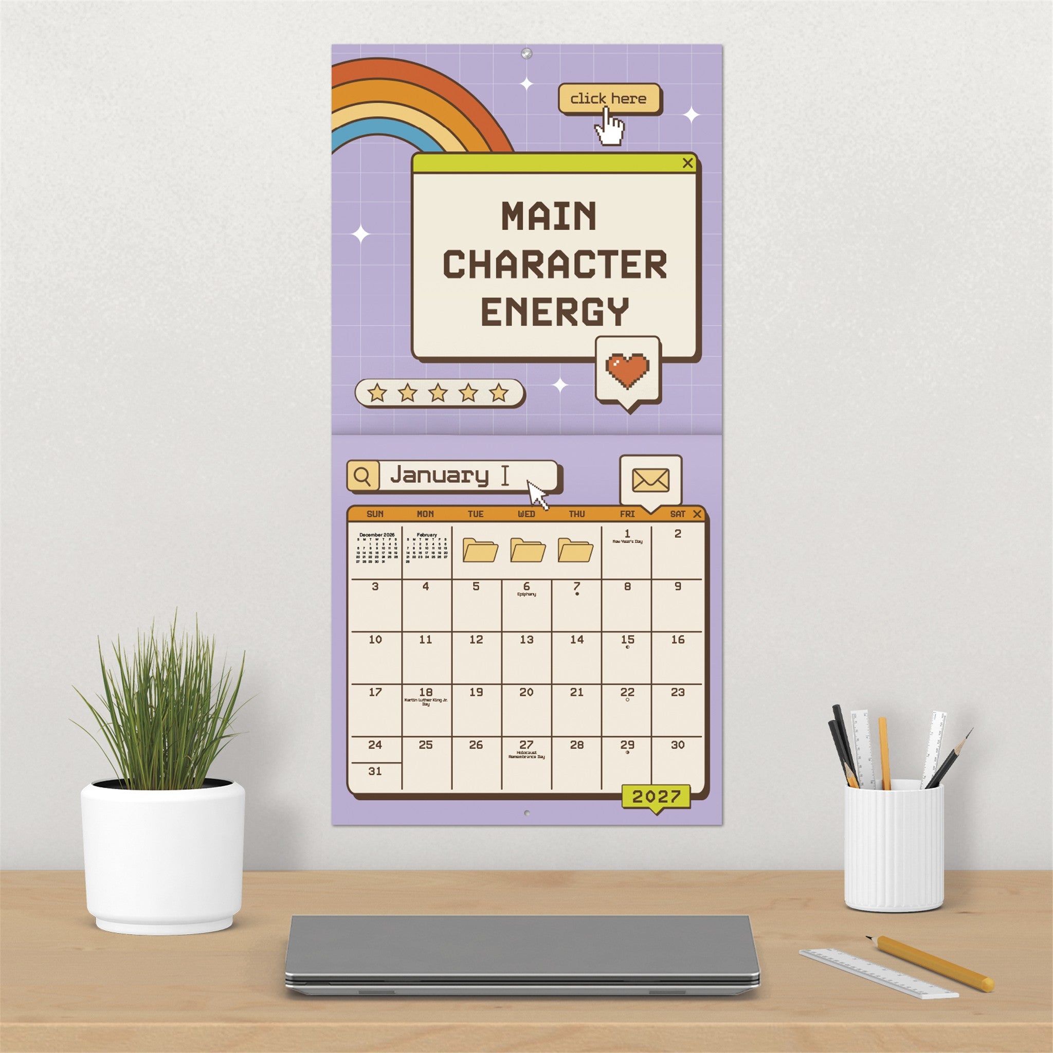 Everyday Sass 2027 Wall Calendar