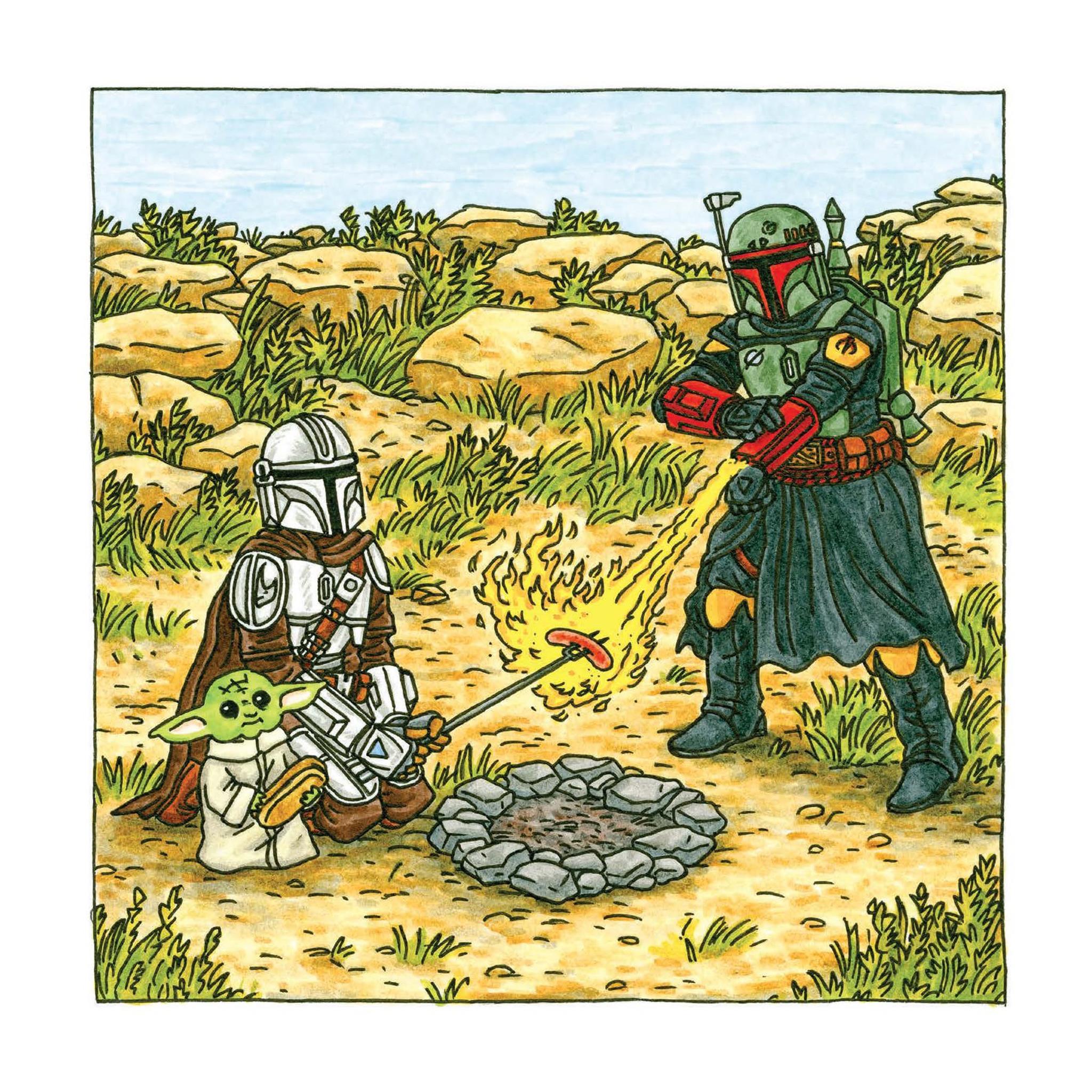 The Mandalorian And Child 2026 Wall Calendar - Online Only