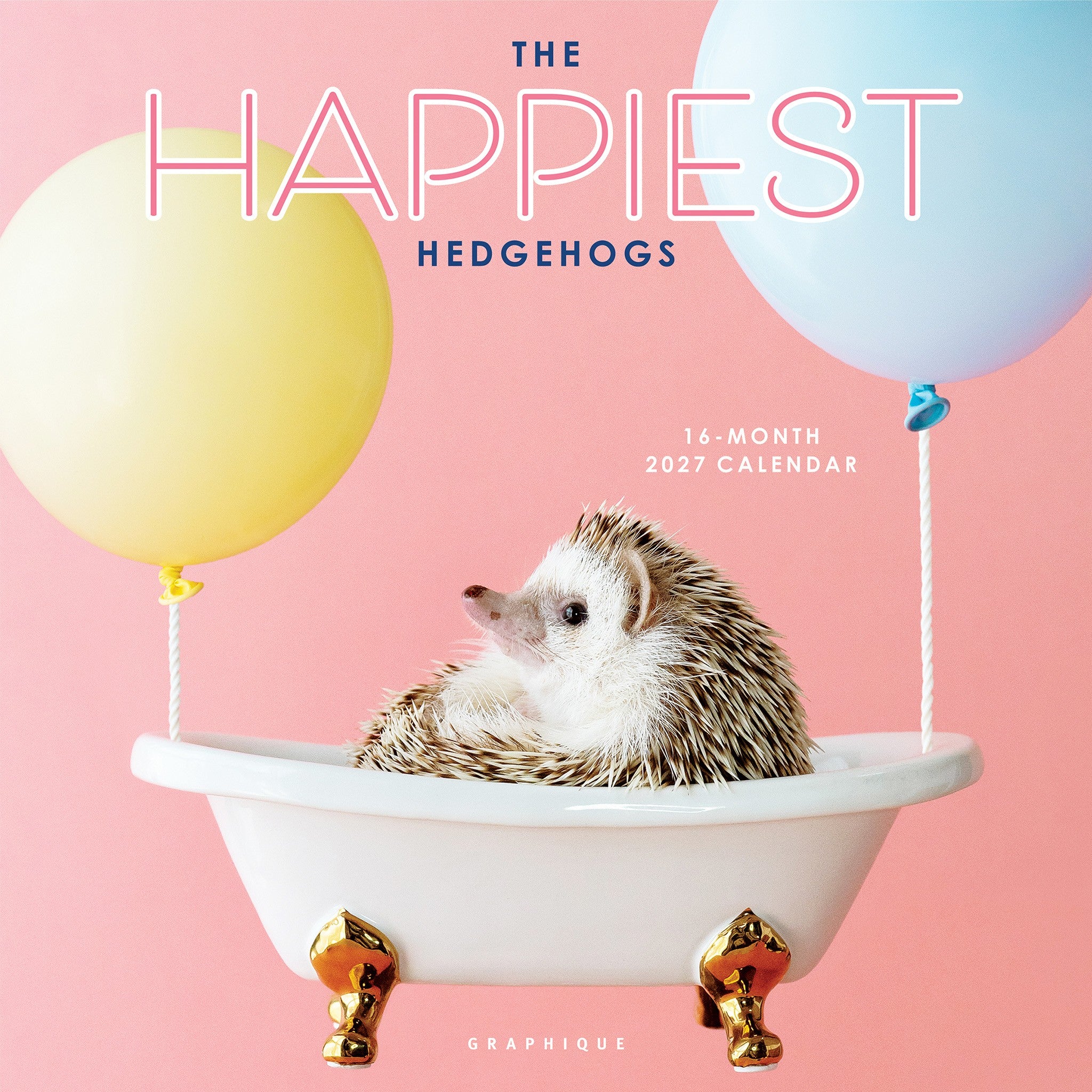 Happiest Hedgehogs 2027 Wall Calendar - Online Only