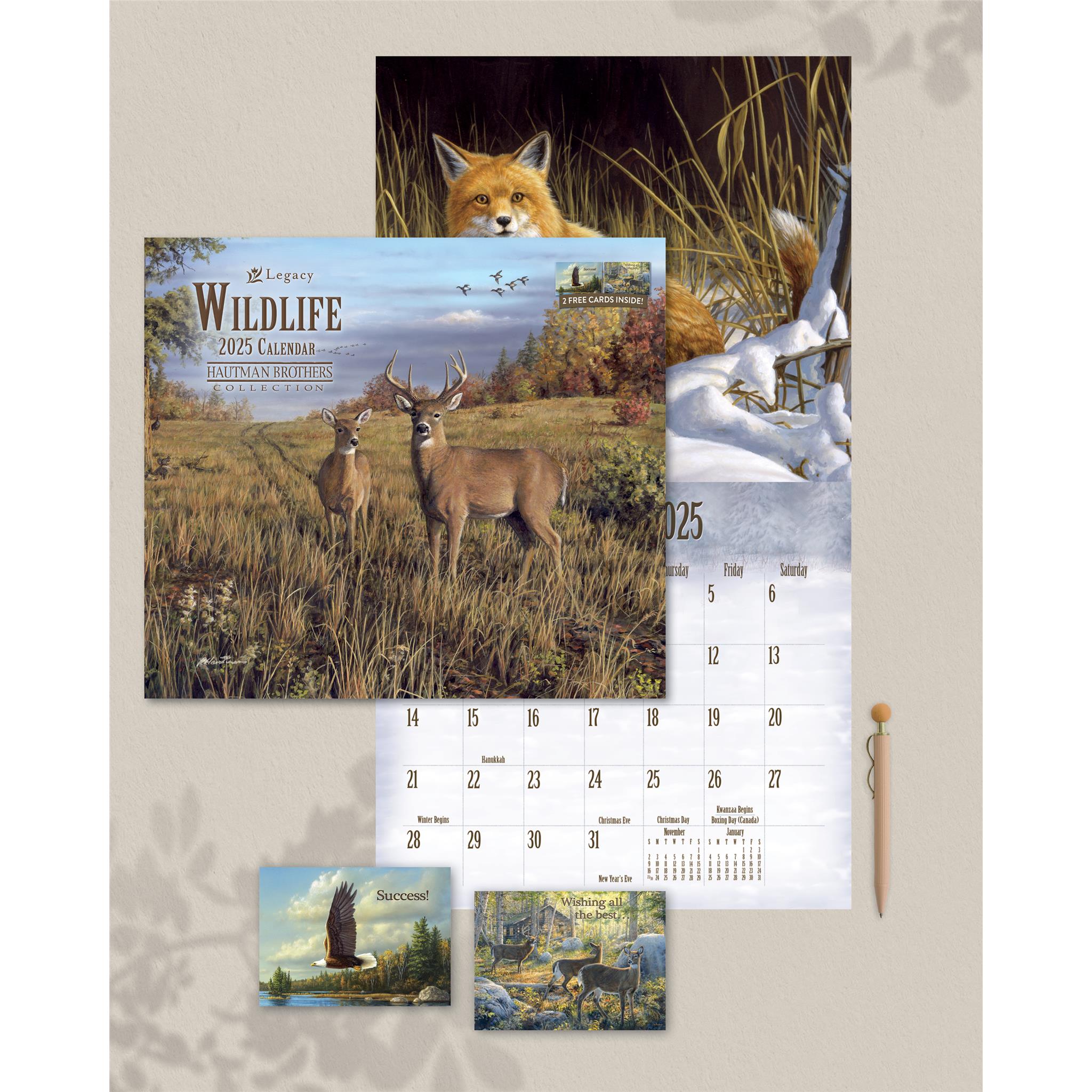 Wildlife Special Edition Wall 2025 Calendar