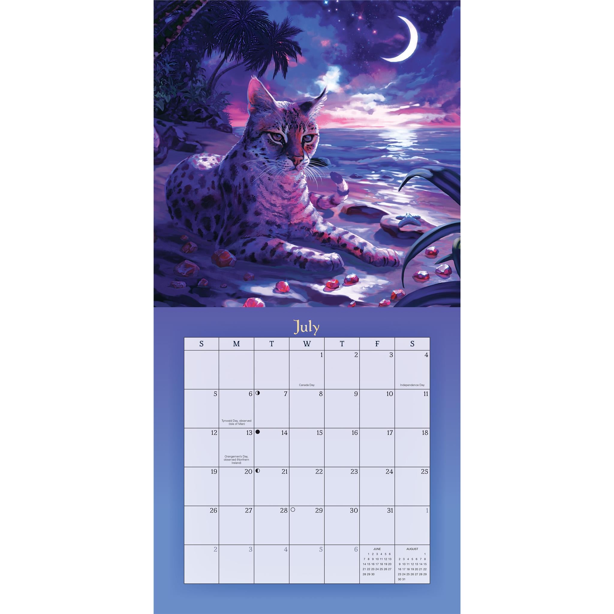 Magical Mystical Cats 2026 Wall Calendar