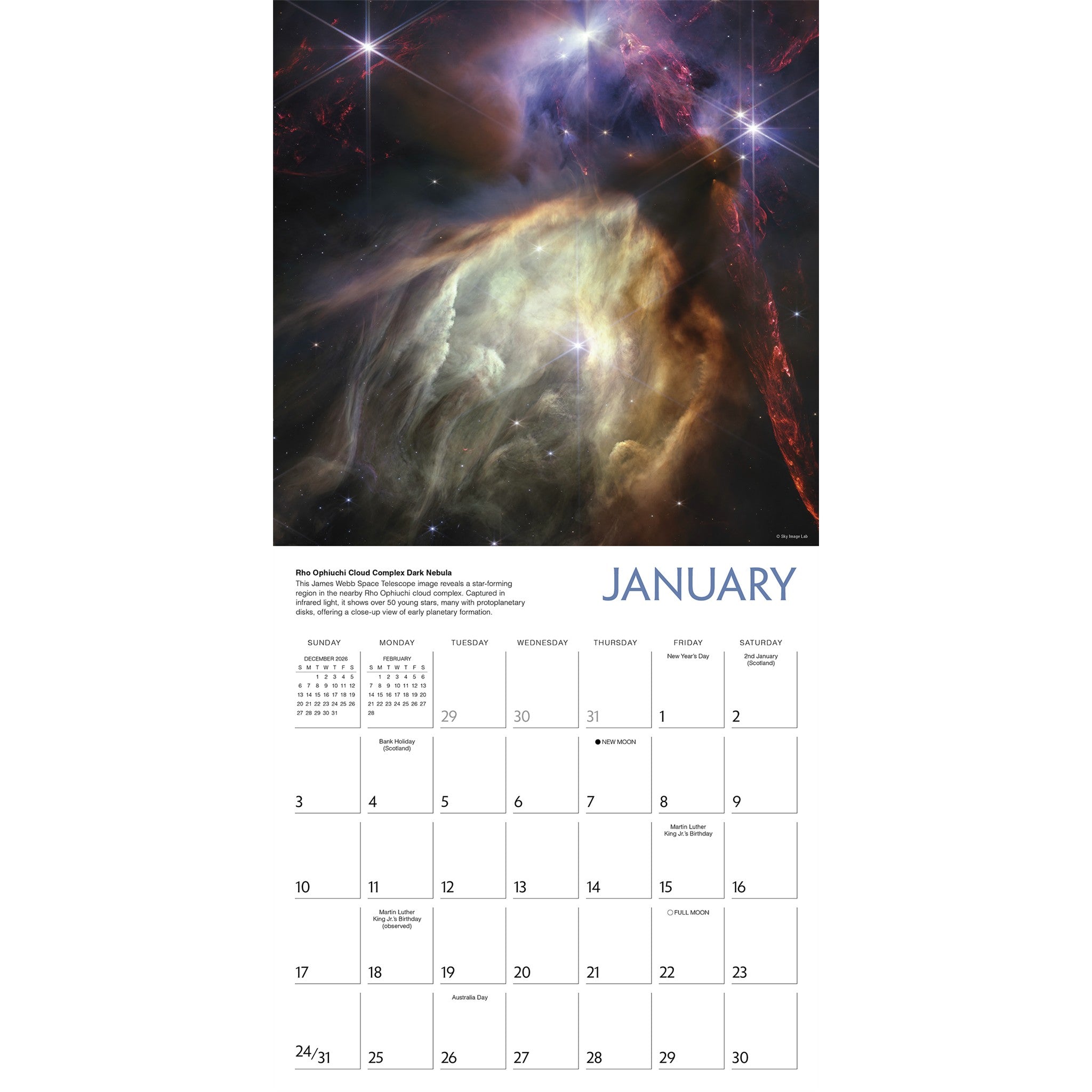 Destination Space 2027 Wall Calendar - Online Only