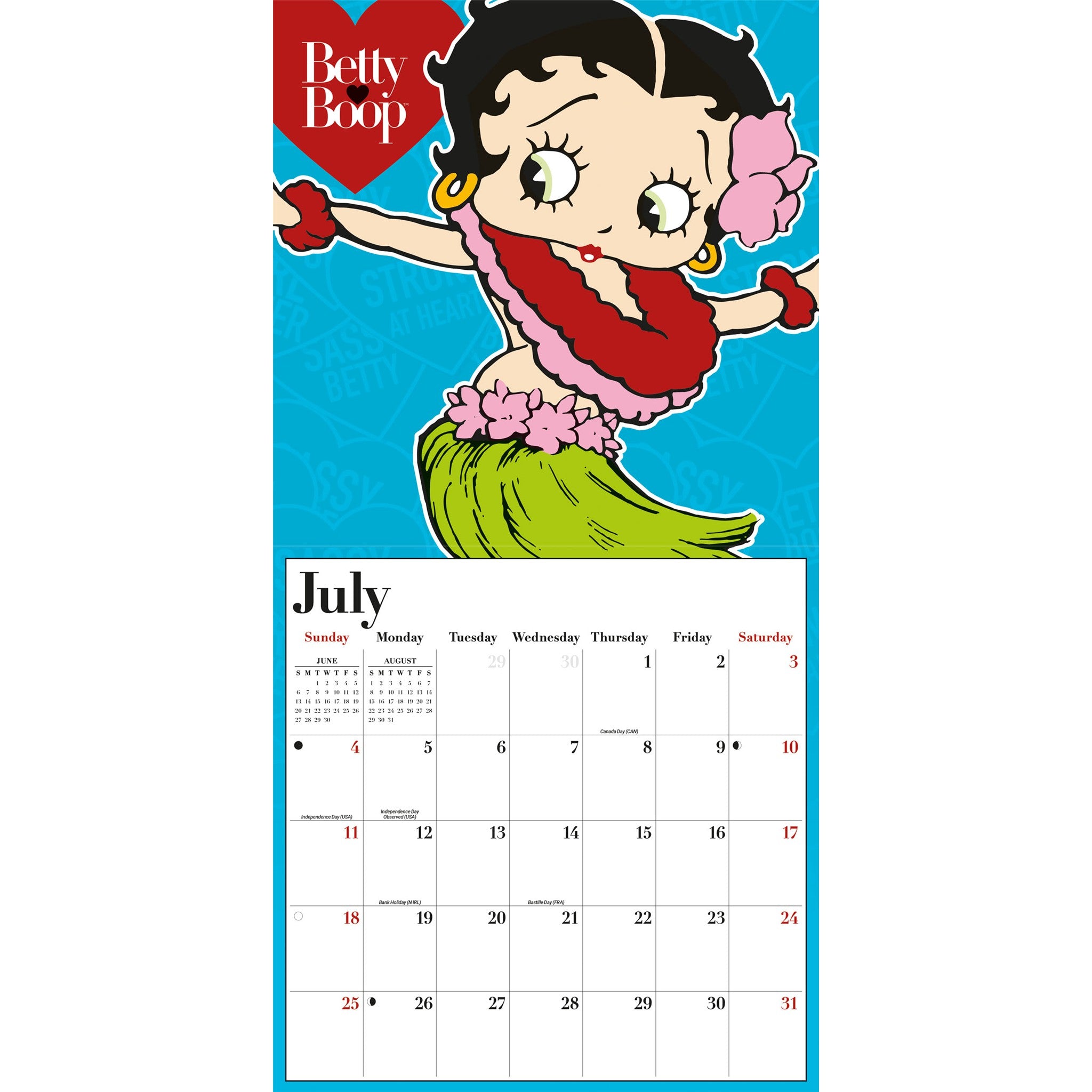 Betty Boop 2027 Wall Calendar