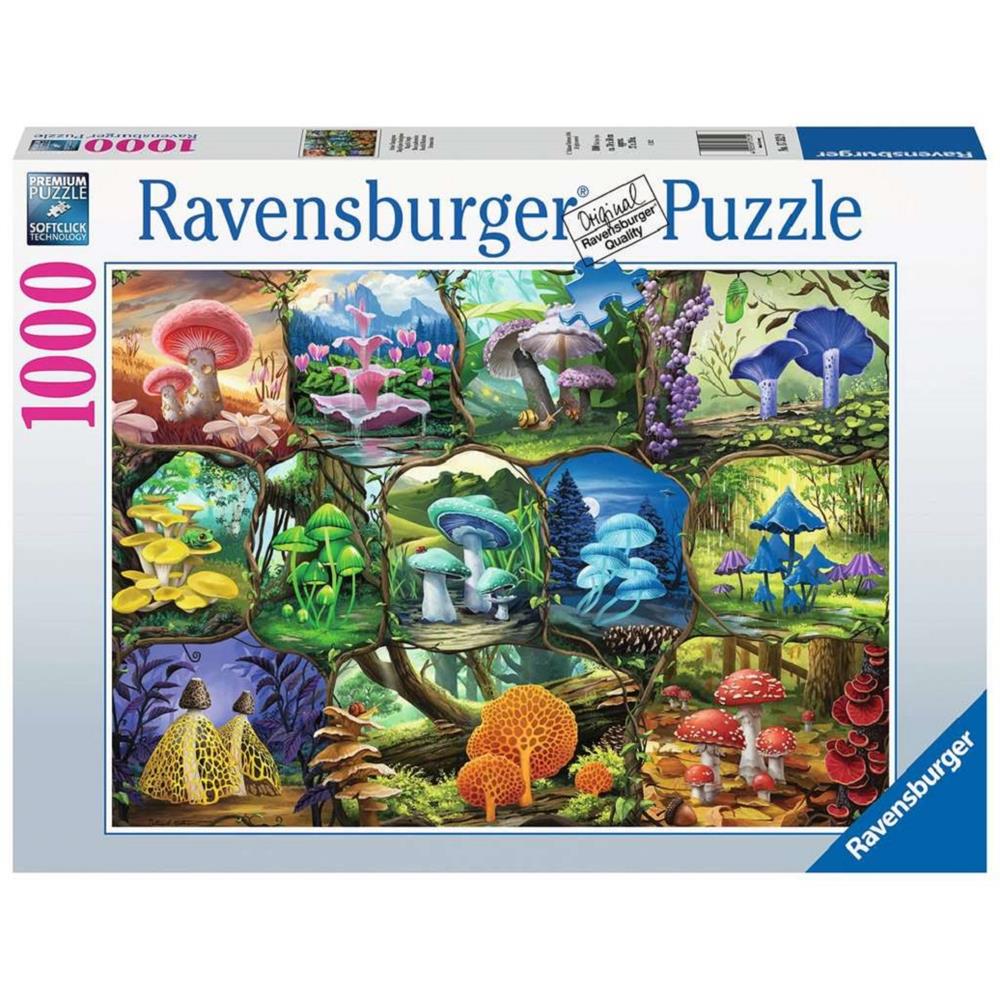 Beautiful Mushrooms Jigsaw Puzzle (1000 Piece) - Online Exclusive