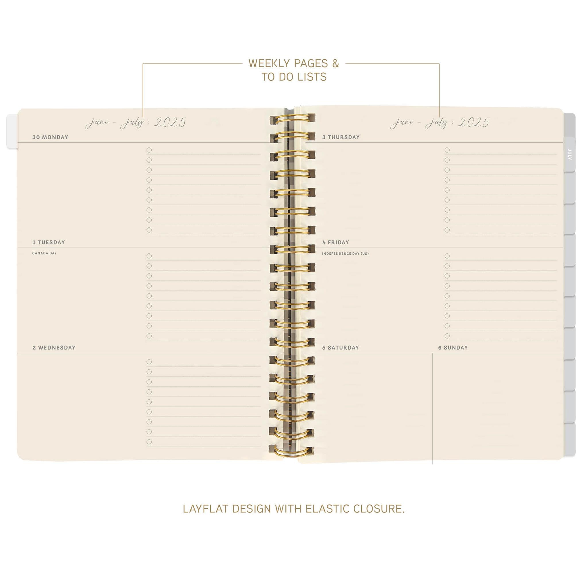 Farmhouse Floral 2025-2026 Engagement Calendar