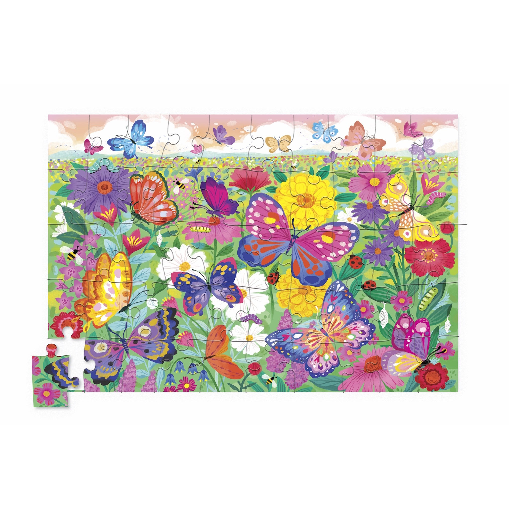 Butterflies Mini Holographic 50 Piece Puzzle