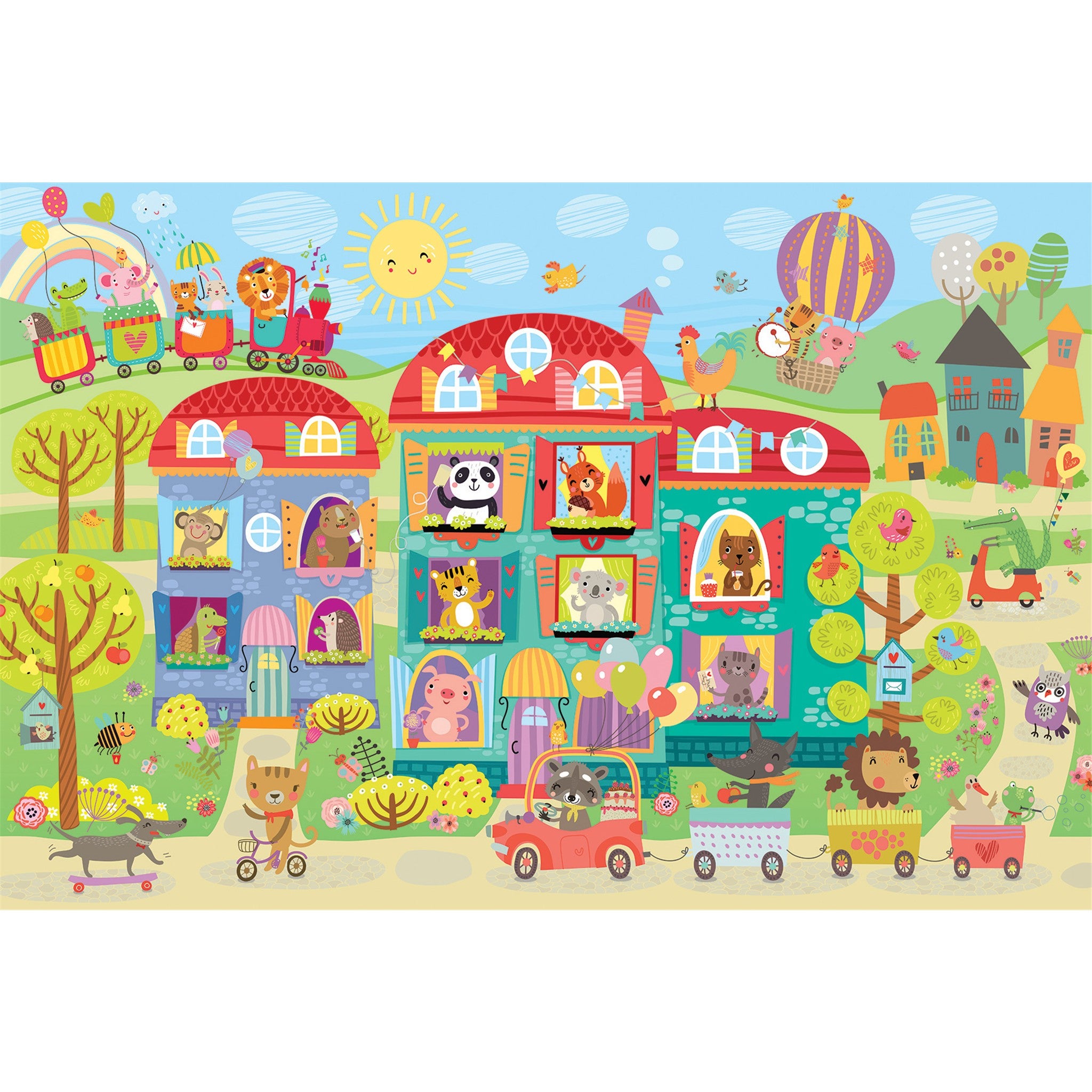 Friendly Neighbors 35 Piece Floor Puzzle - Online Only
