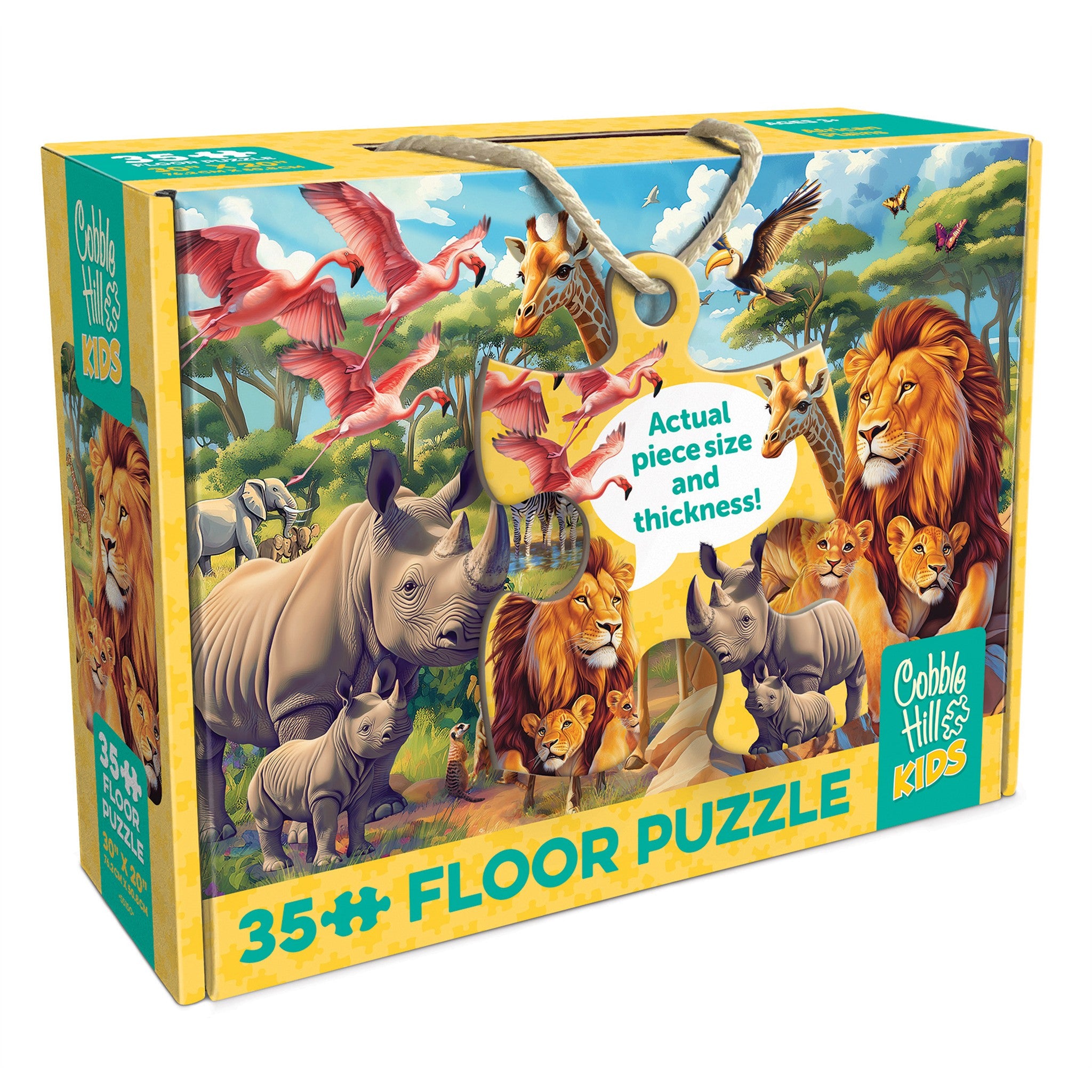 African Plains 35 Piece Floor Puzzle - Online Only