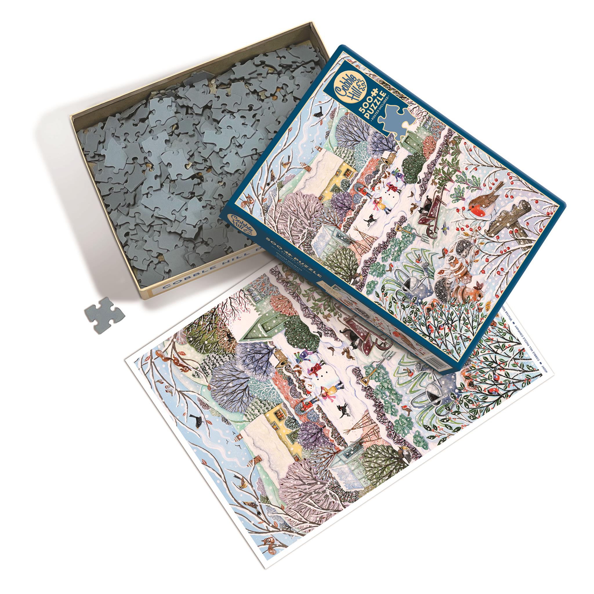 5669)デリア・レイス　版画「Winter Vacation」22/30 Winter Holidays 500 Piece Puzzle