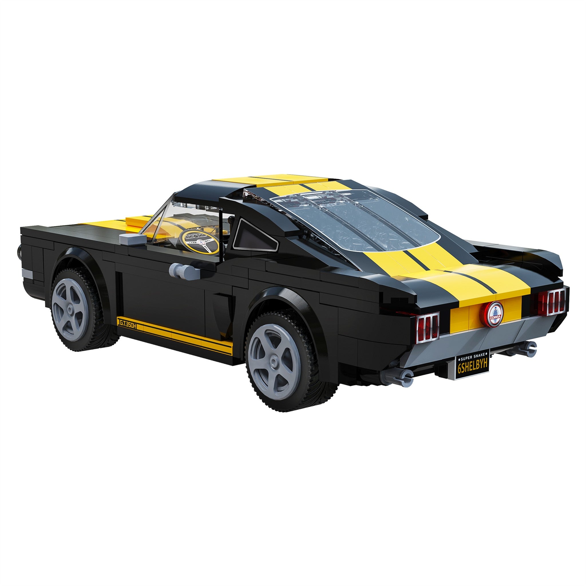 Black 1:20 Shelby GT350H 292 Pieces with Remote Control