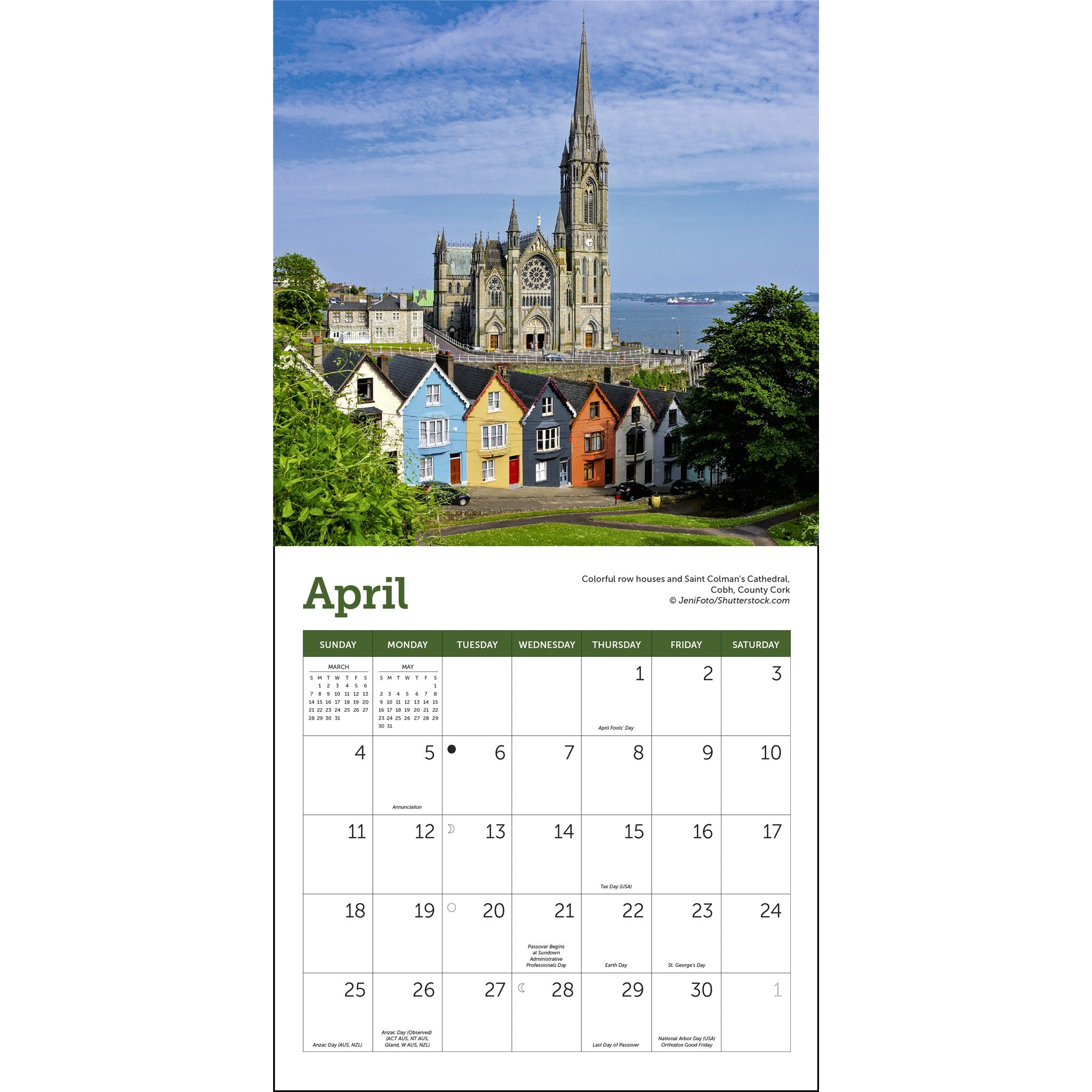Ireland 2027 Mini Calendar