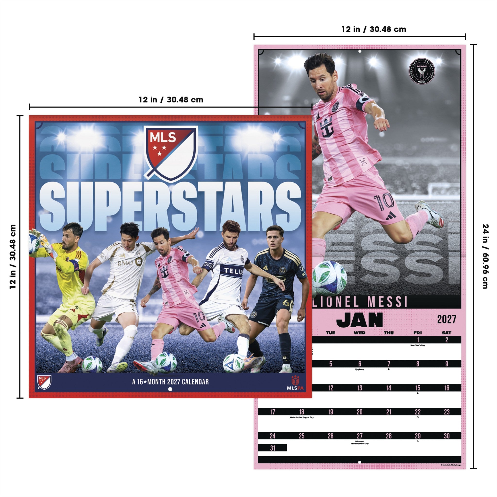 MLS Superstars 2027 Wall Calendar